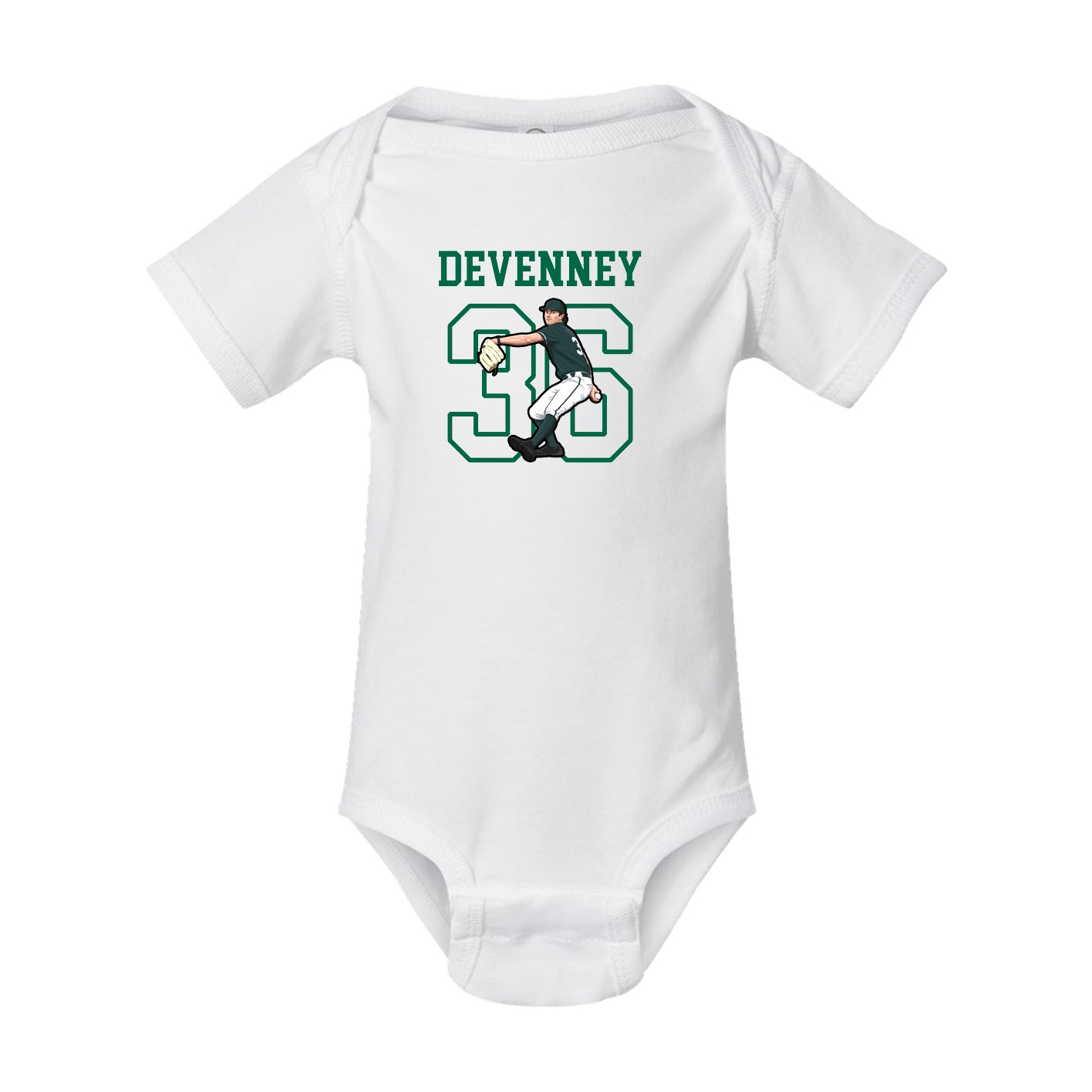 Baby Onesie — Shirsey in White