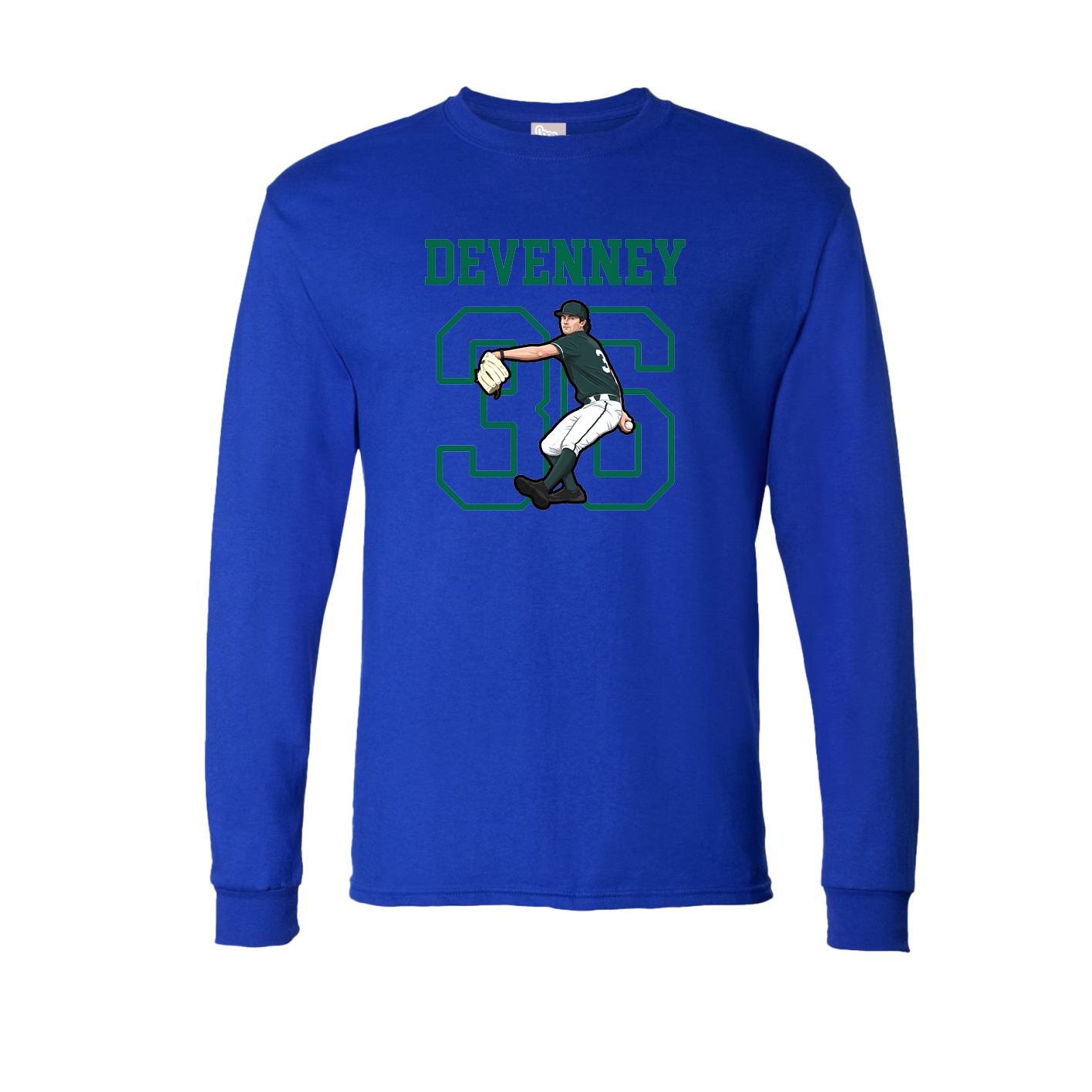 Long Sleeve Tee — Shirsey in Royal