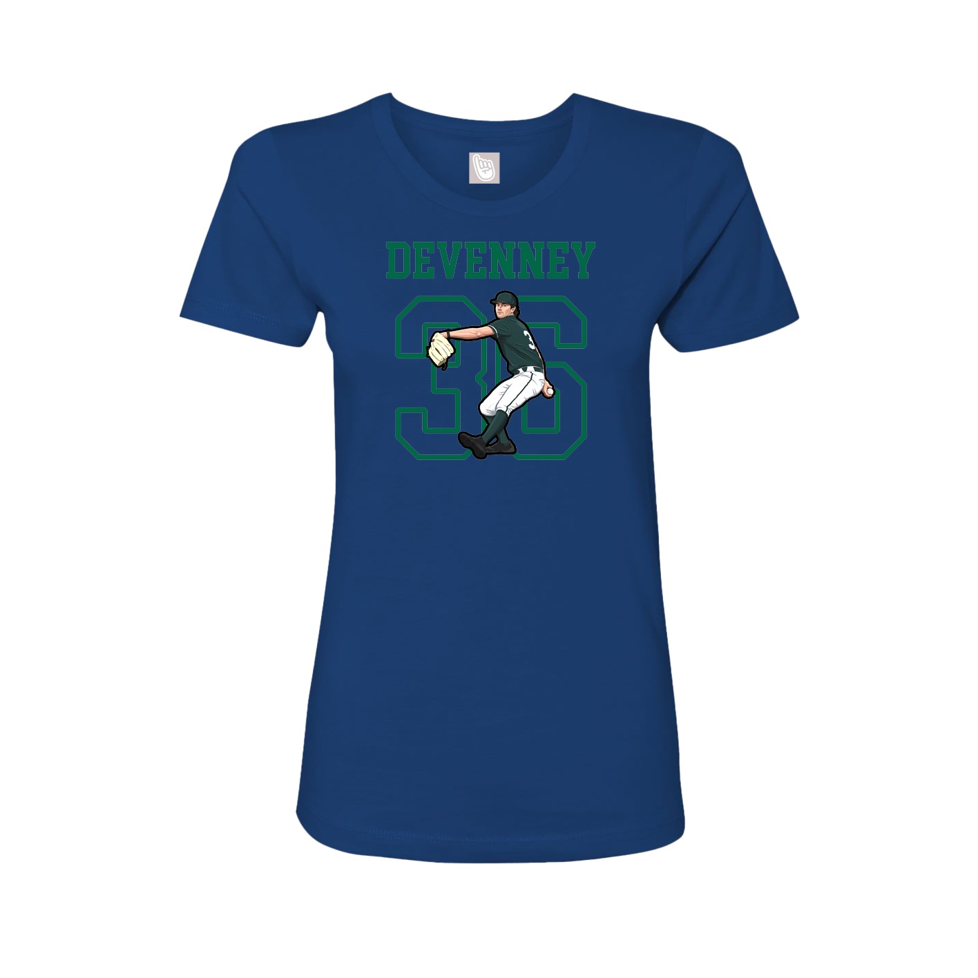 Fitted Women's Tee — Shirsey in Royal