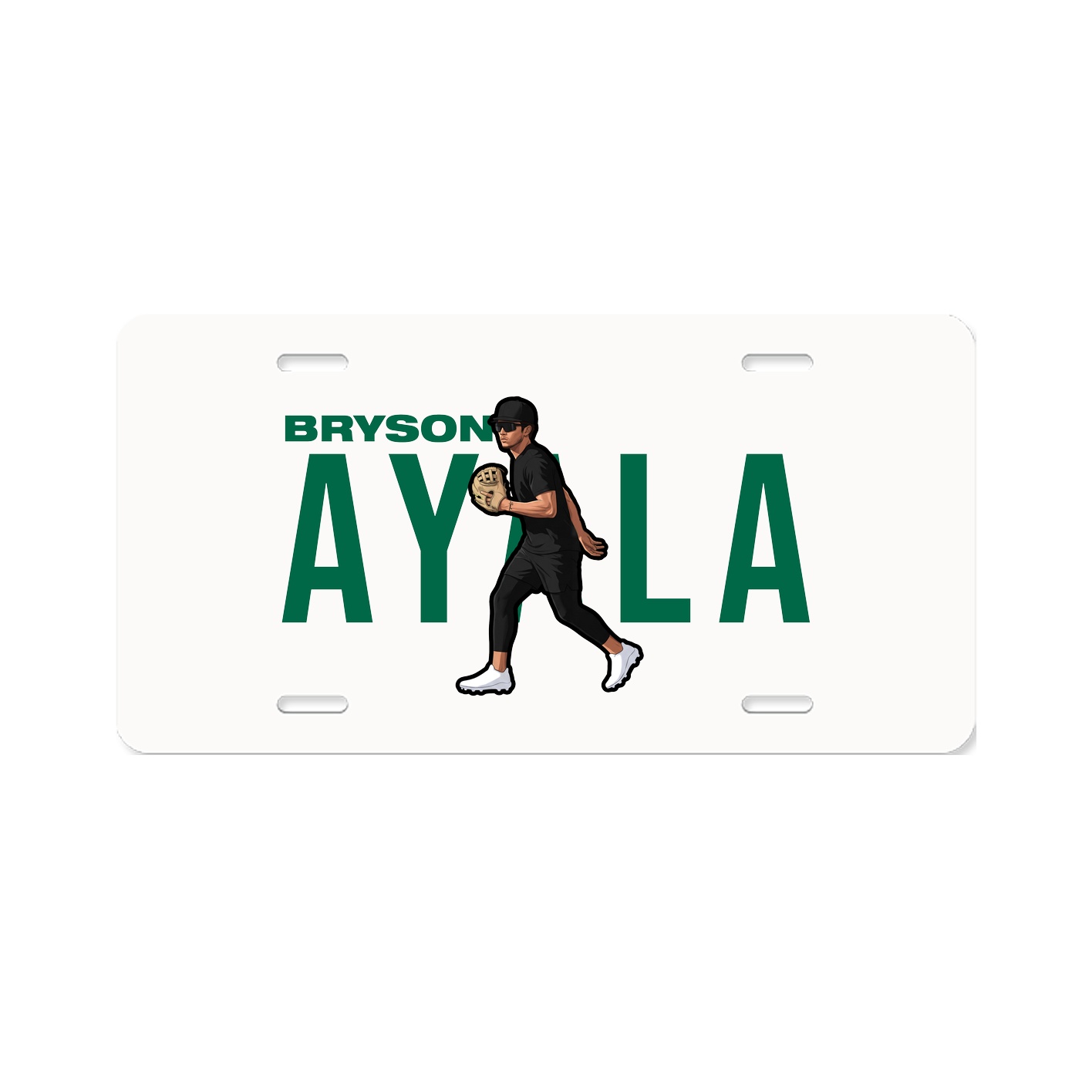 License Plate — Player Name in Classic