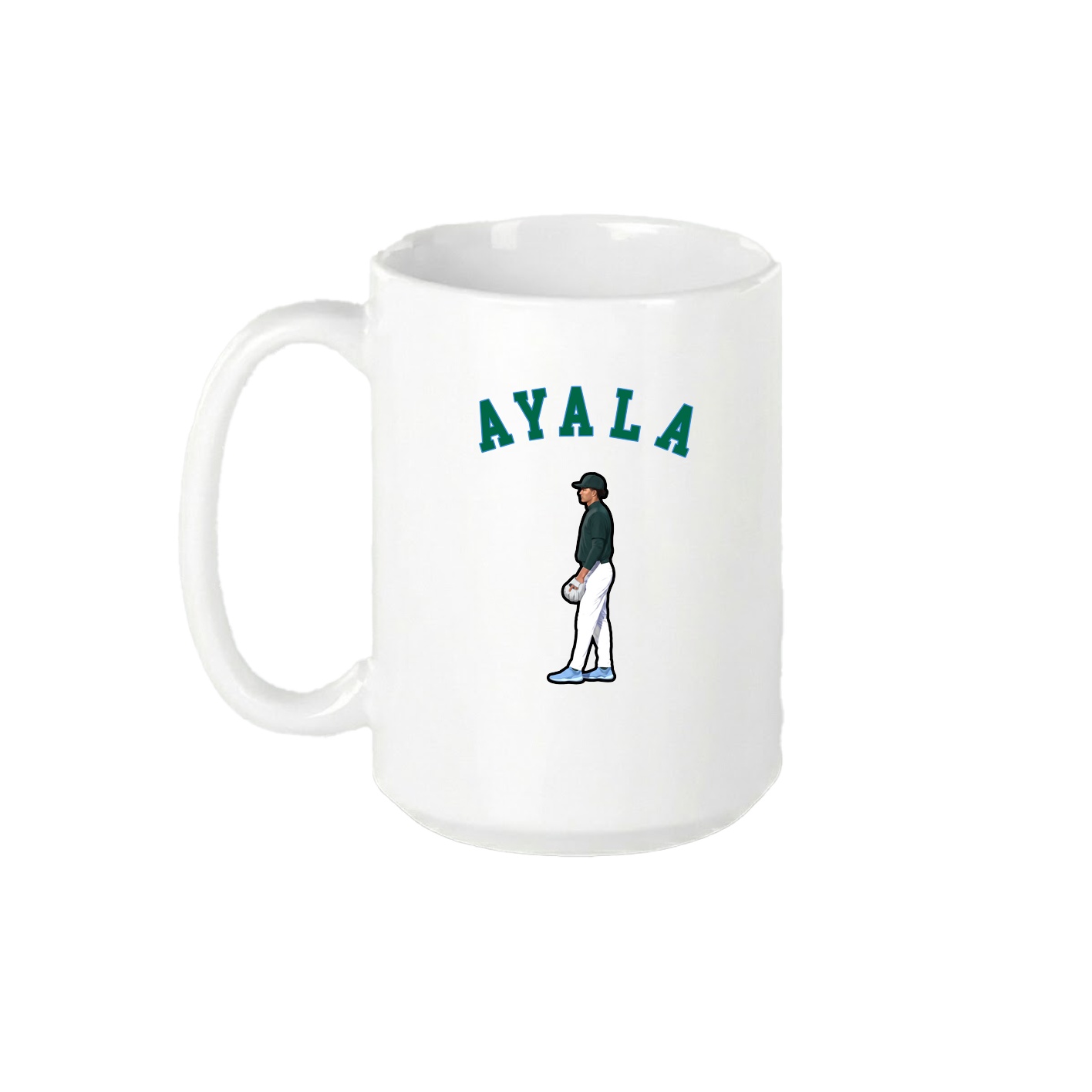 15oz Coffee Mug — Shirsey Arch in White
