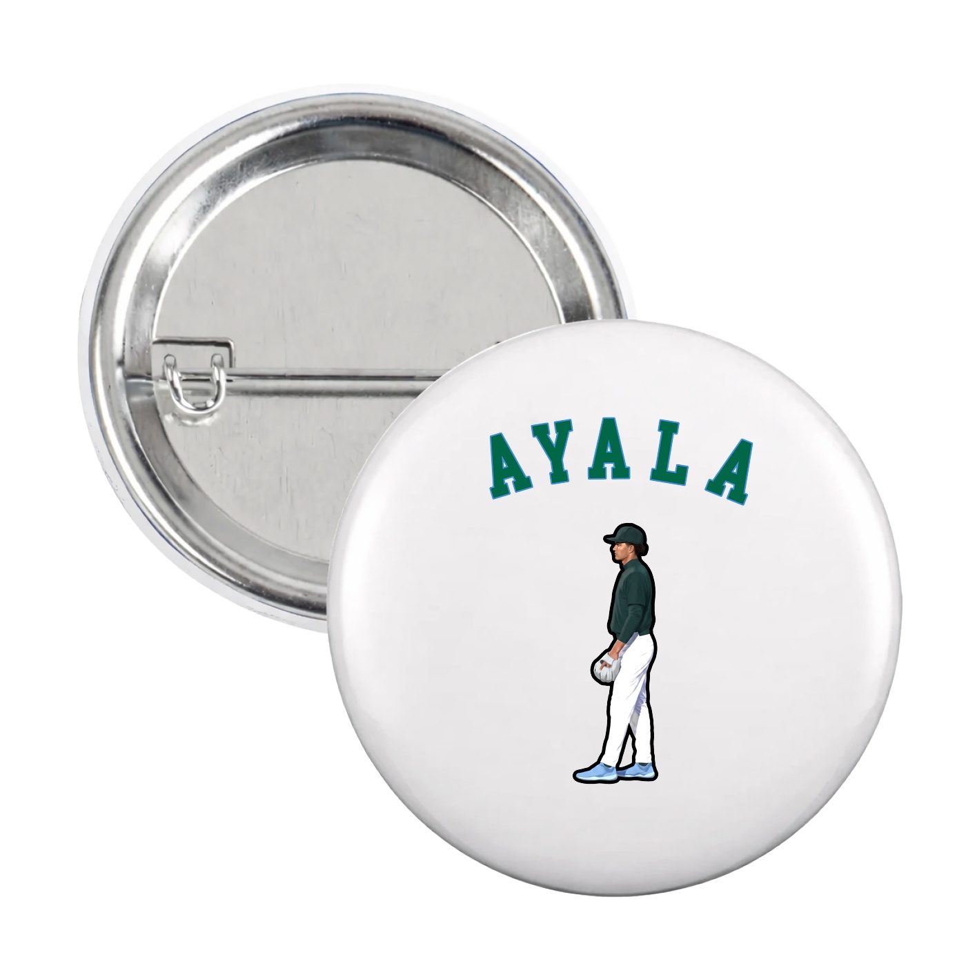 Game Day Button — Shirsey Arch in White