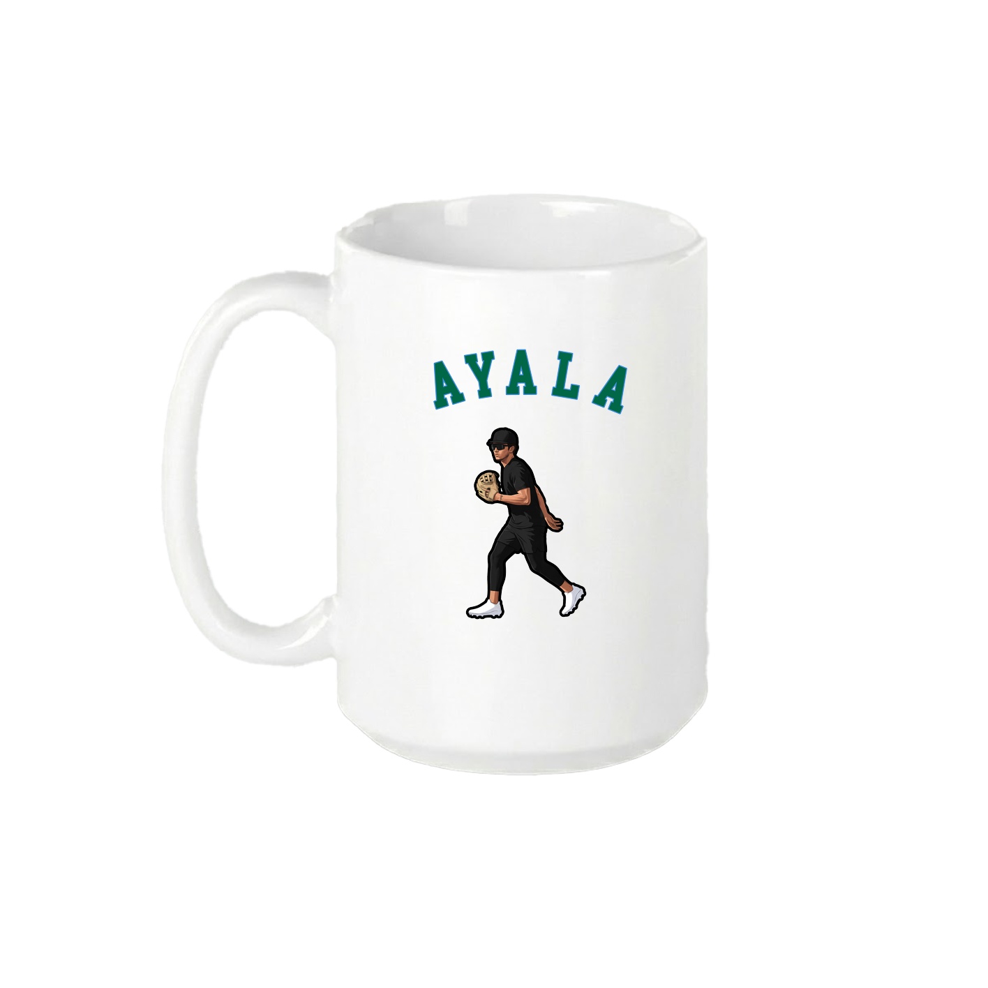 15oz Coffee Mug — Shirsey Arch in White