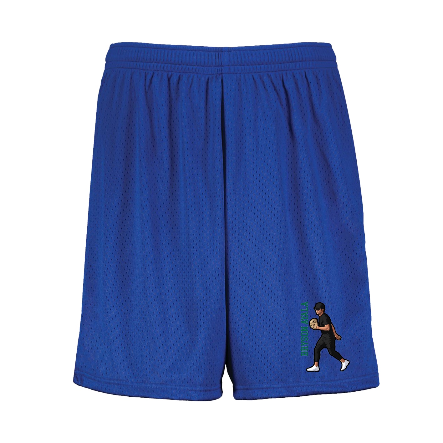 Shorts — Name Vertical in Royal