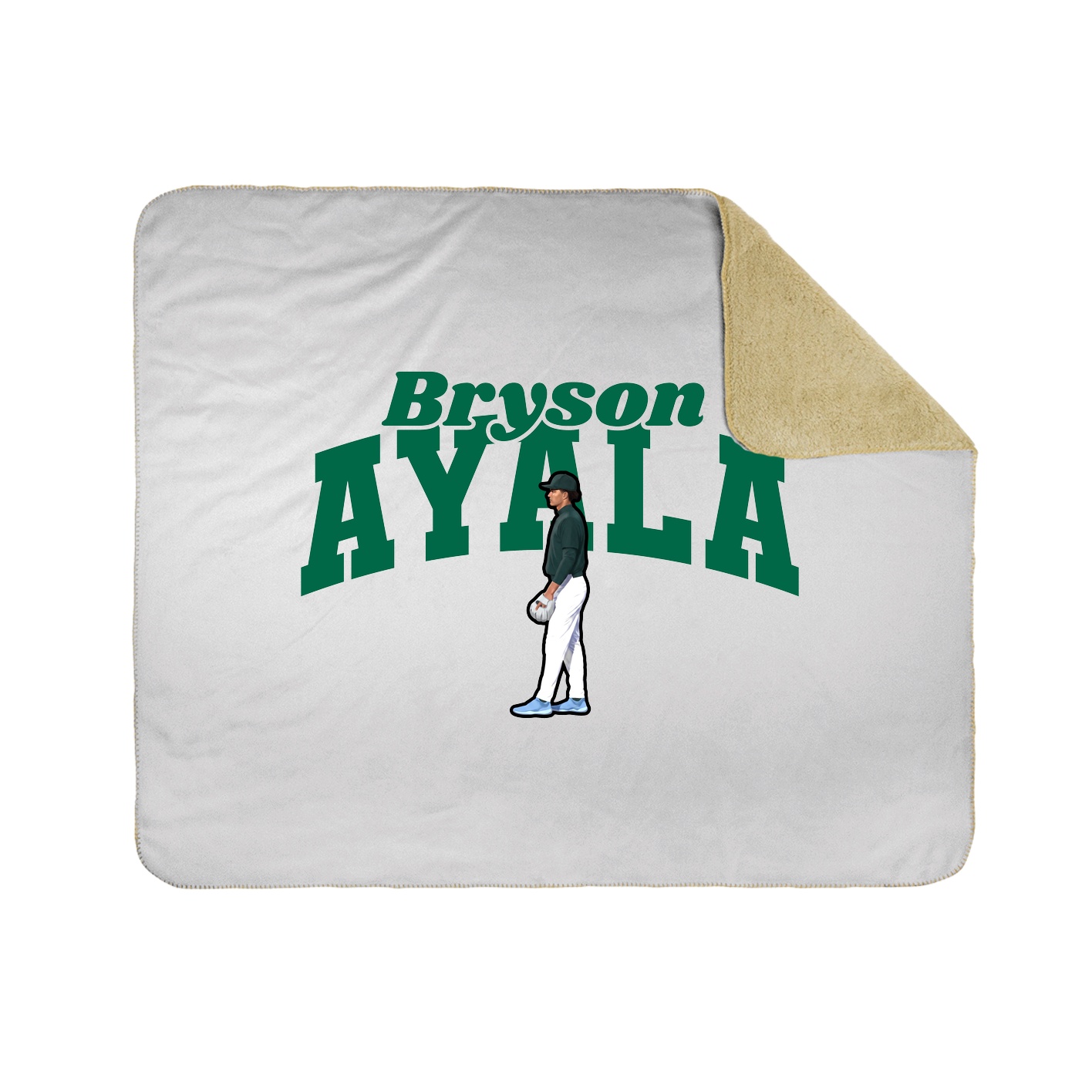 Throw Blanket — Signature Arch in White