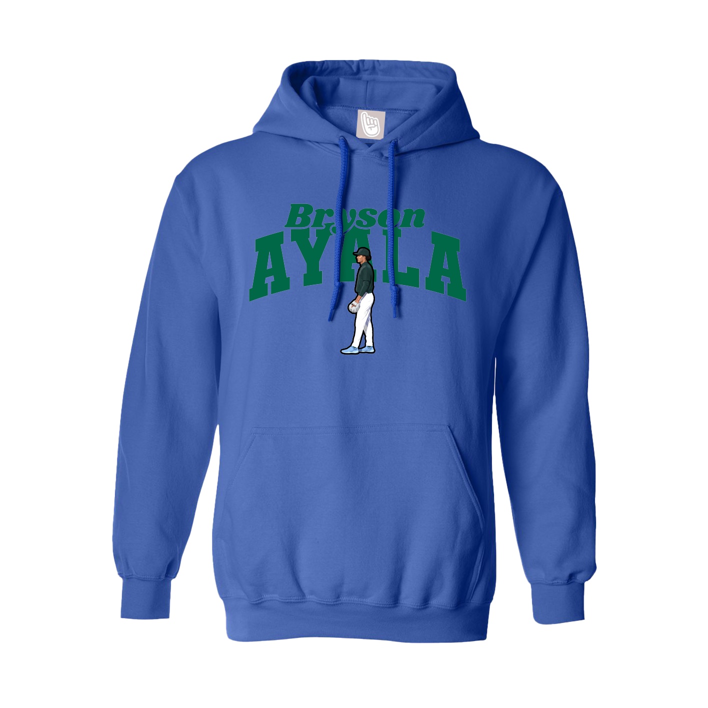 Hoodie — Signature Arch in Royal