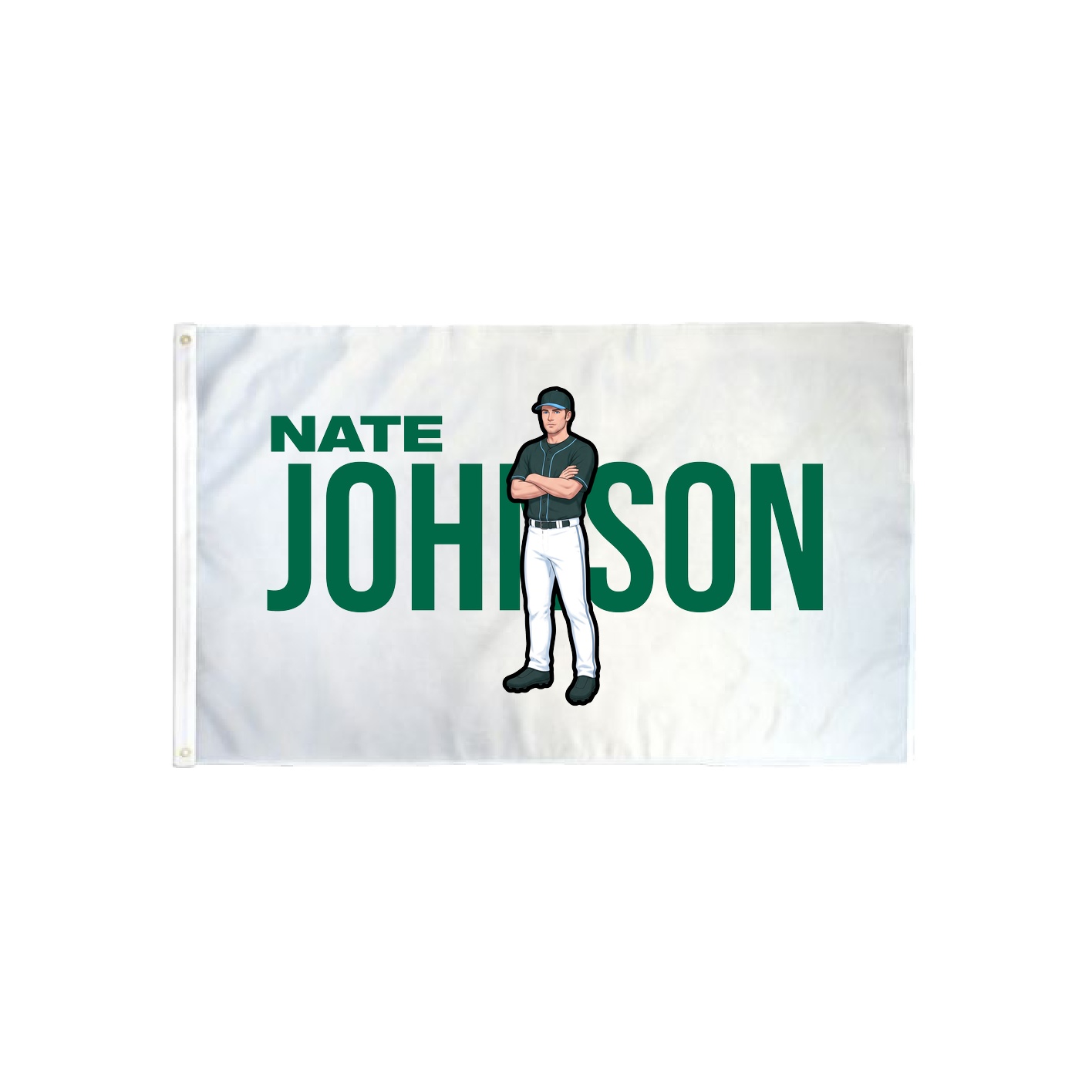 3x5 Flag — Player Name in Classic