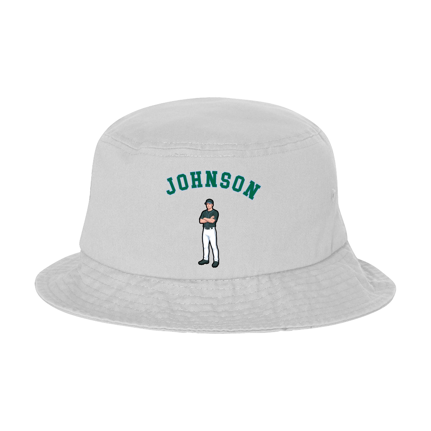 Bucket Cap — Shirsey Arch in White
