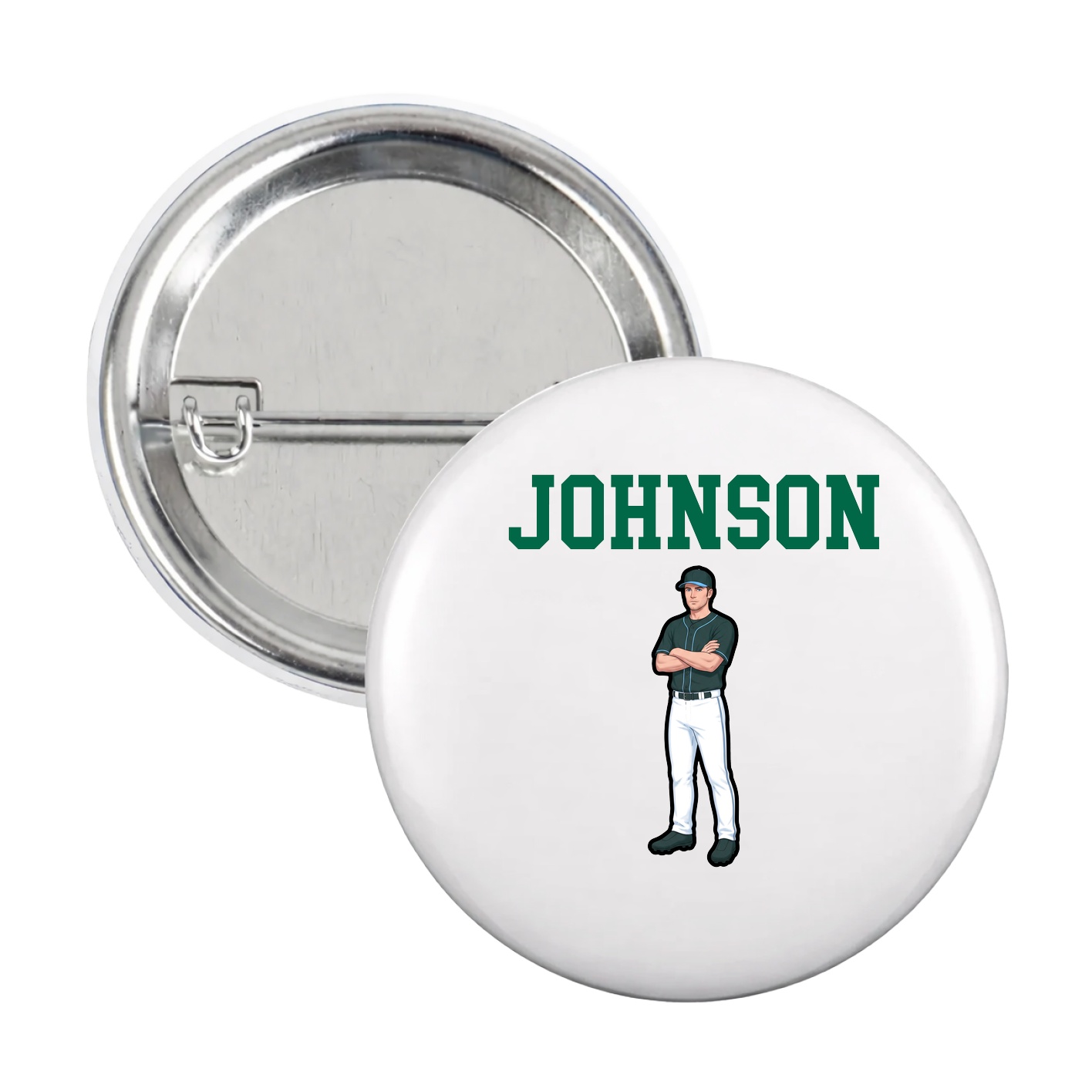 Game Day Button — Shirsey in White
