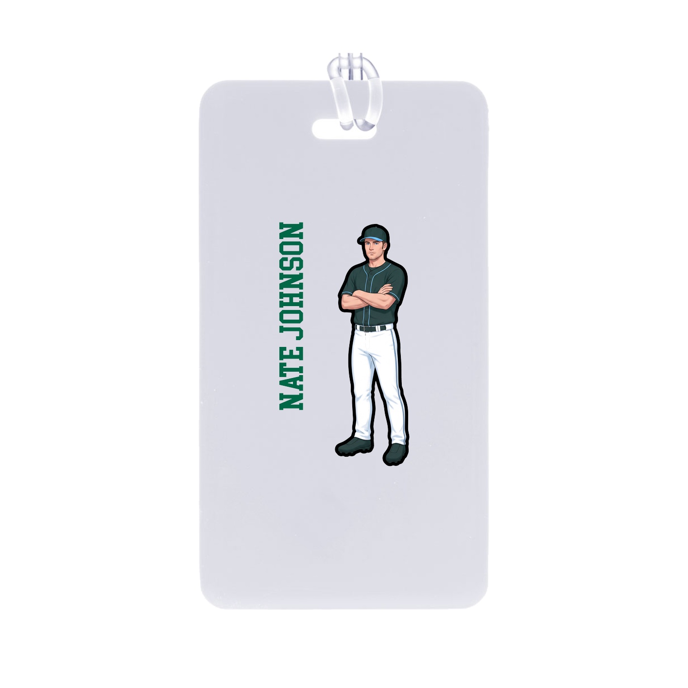 Bag Tag — Name Vertical in Classic