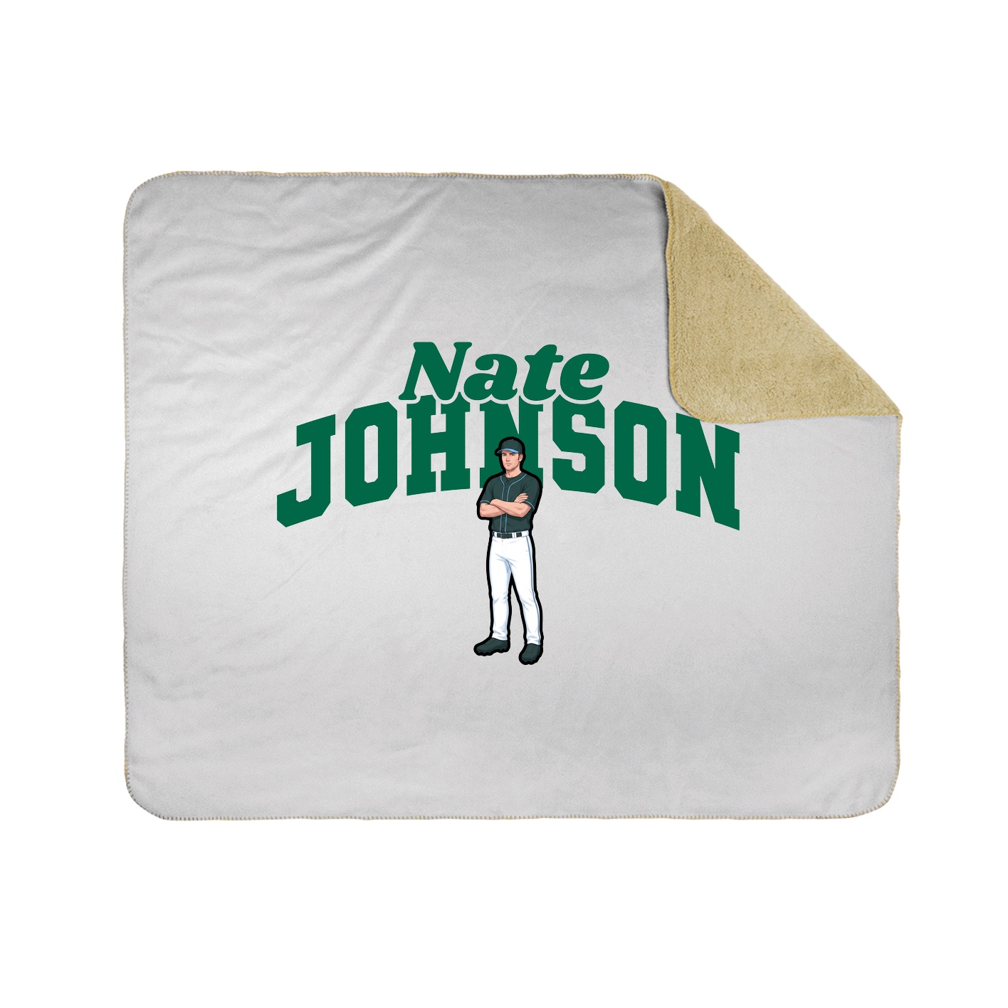 Throw Blanket — Signature Arch in White