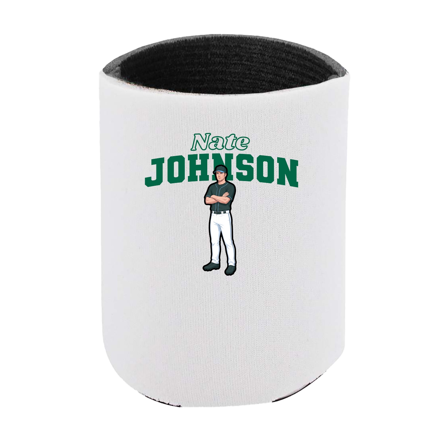 Can Holder — Name Arch in White