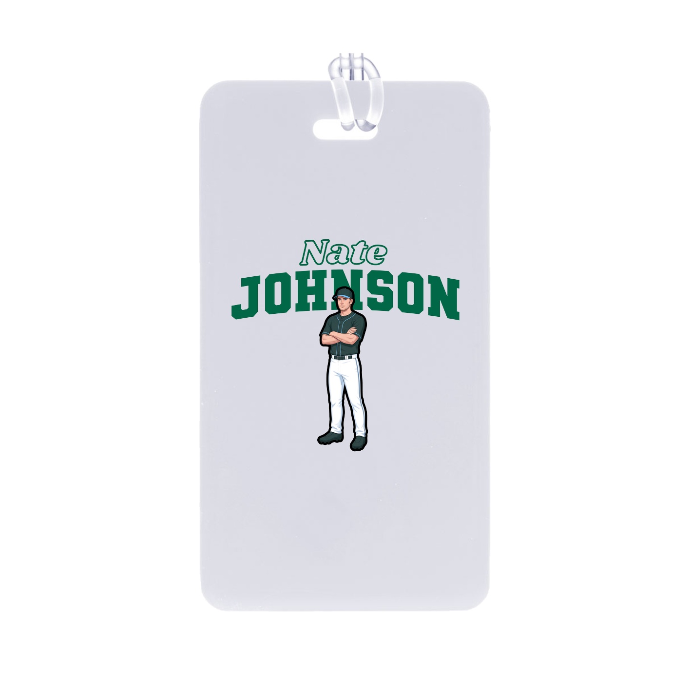 Bag Tag — Name Arch in Classic