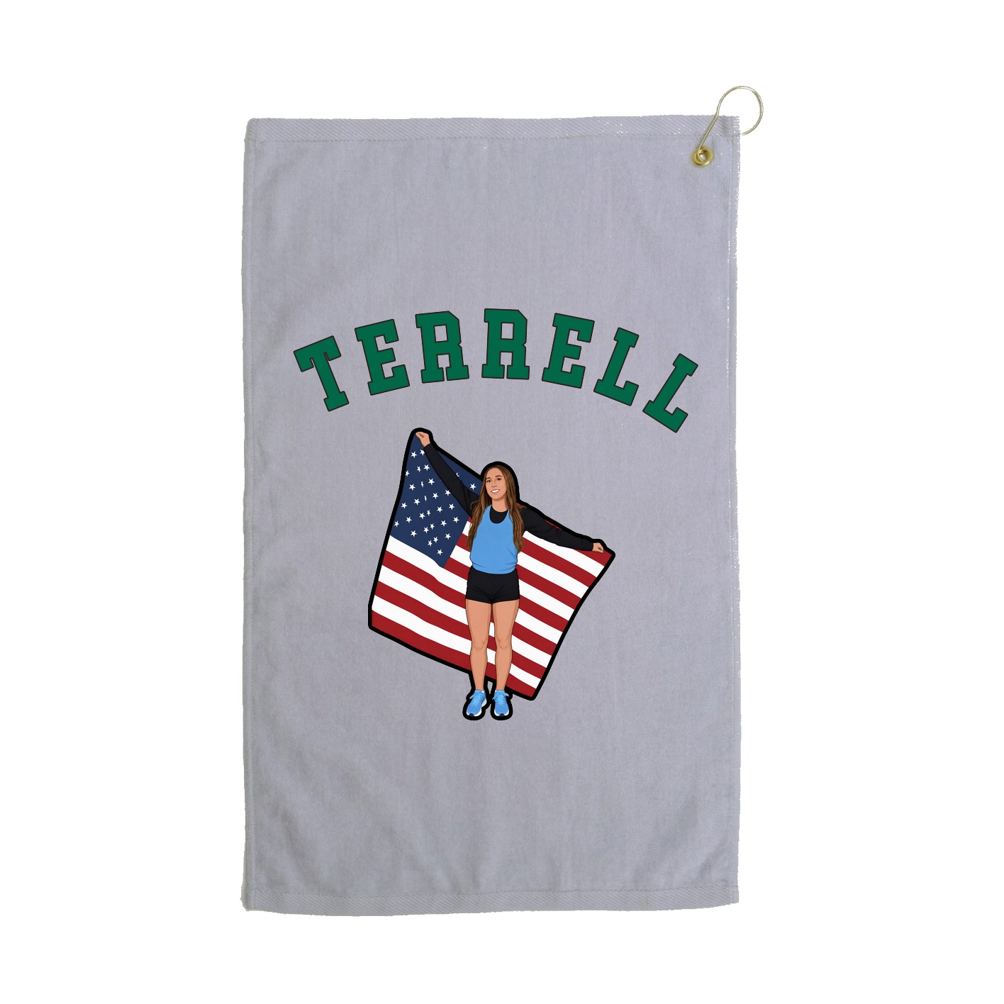 Golf Towel — Shirsey Arch in Grey