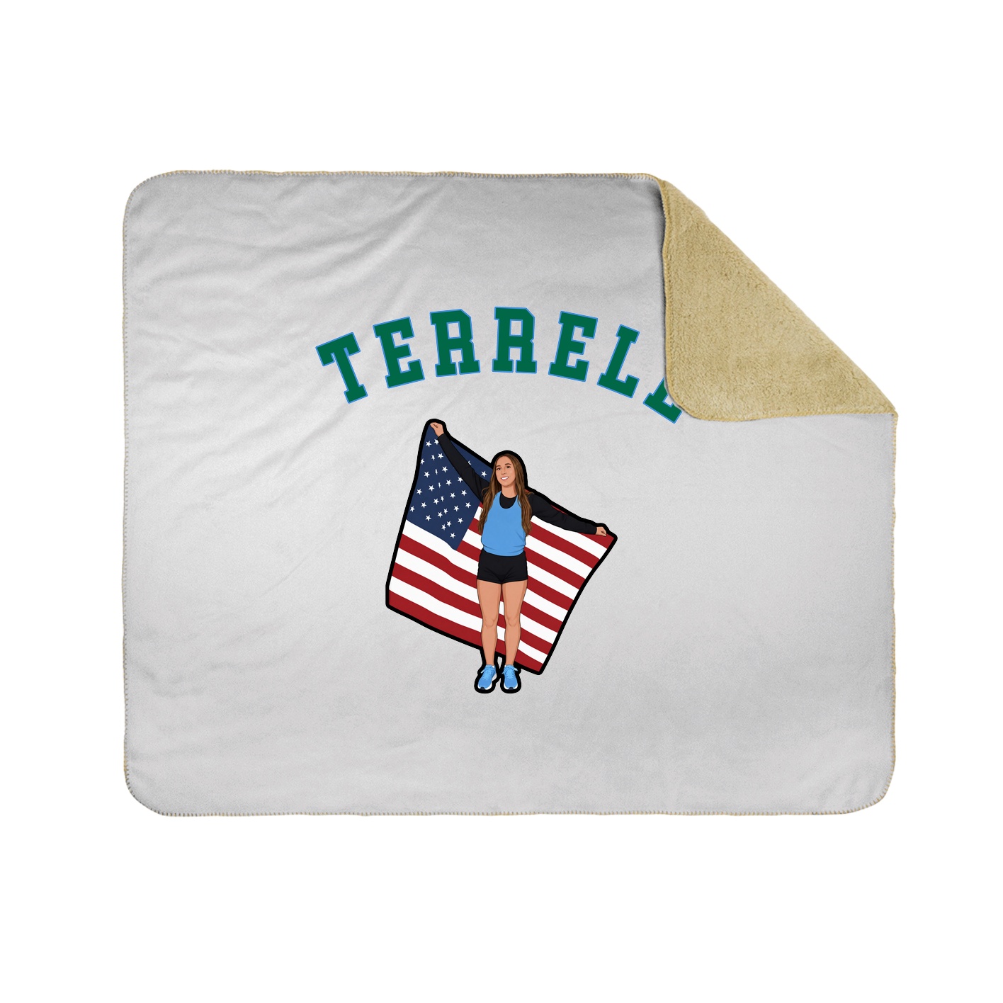 Throw Blanket — Shirsey Arch in White