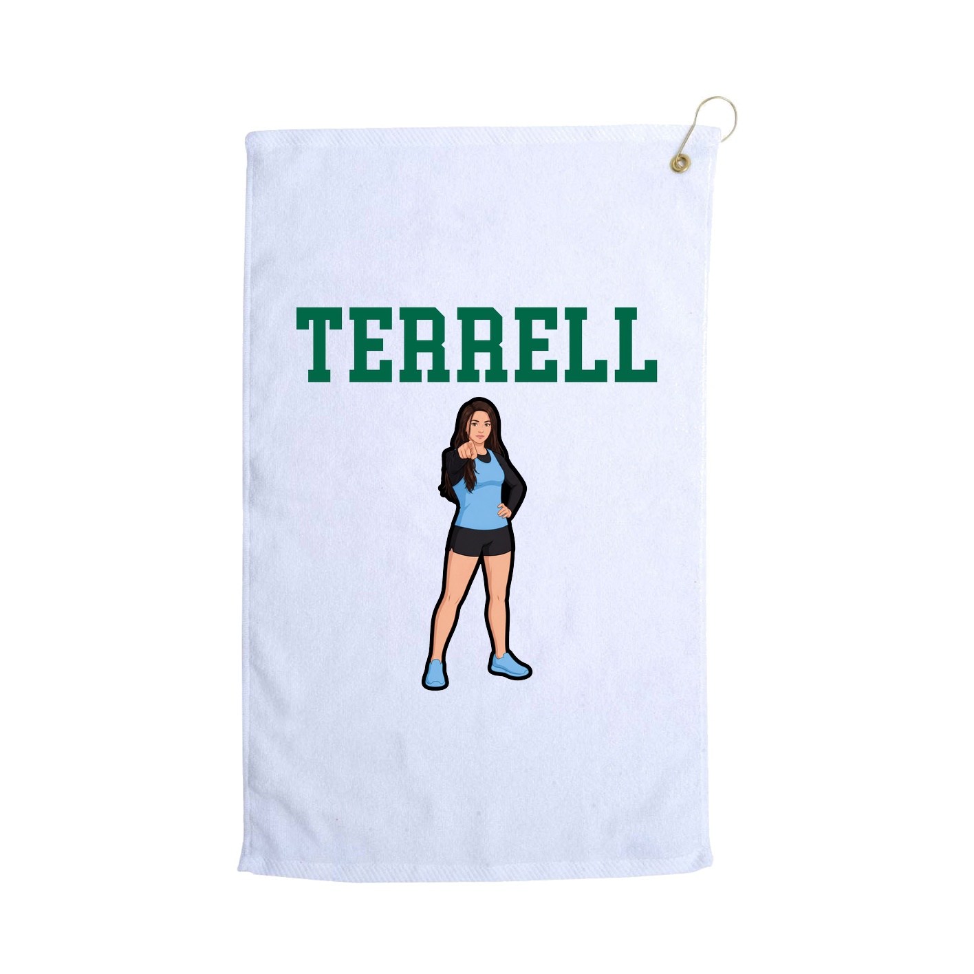 Golf Towel — Shirsey in White
