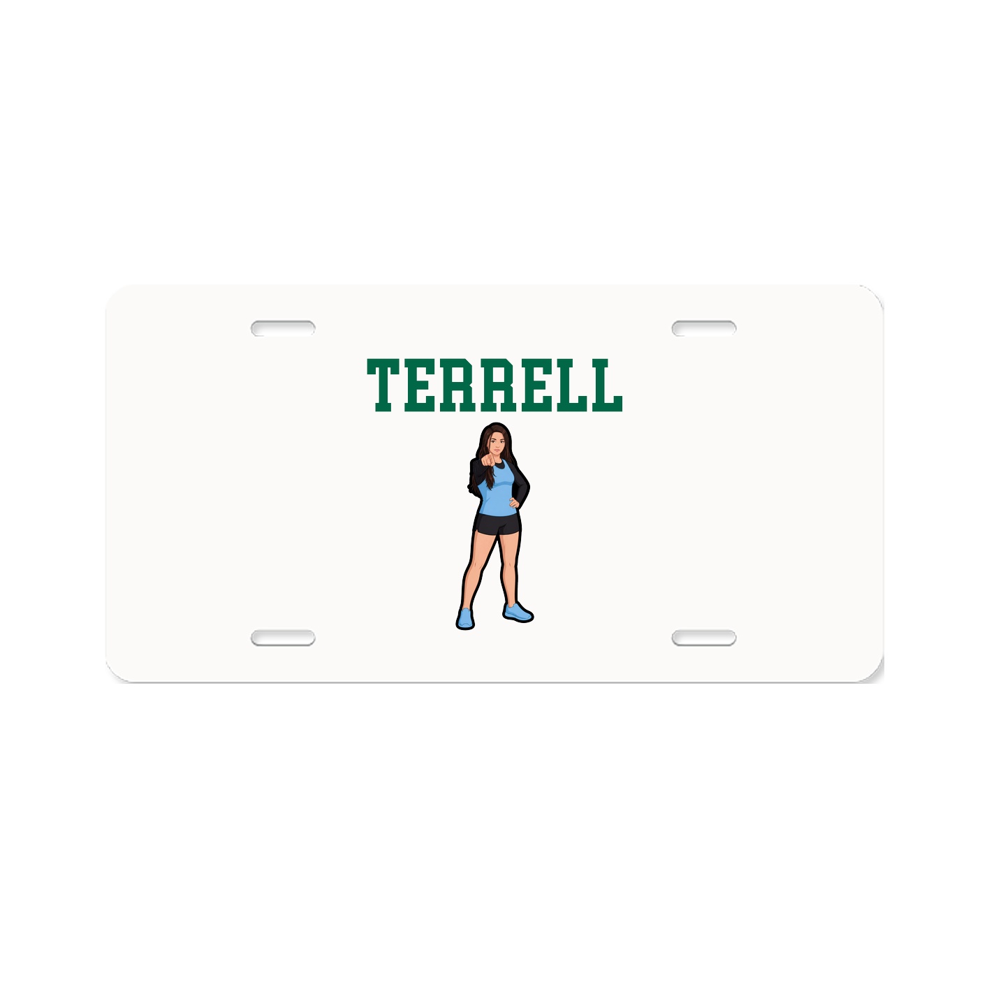 License Plate — Shirsey in Classic