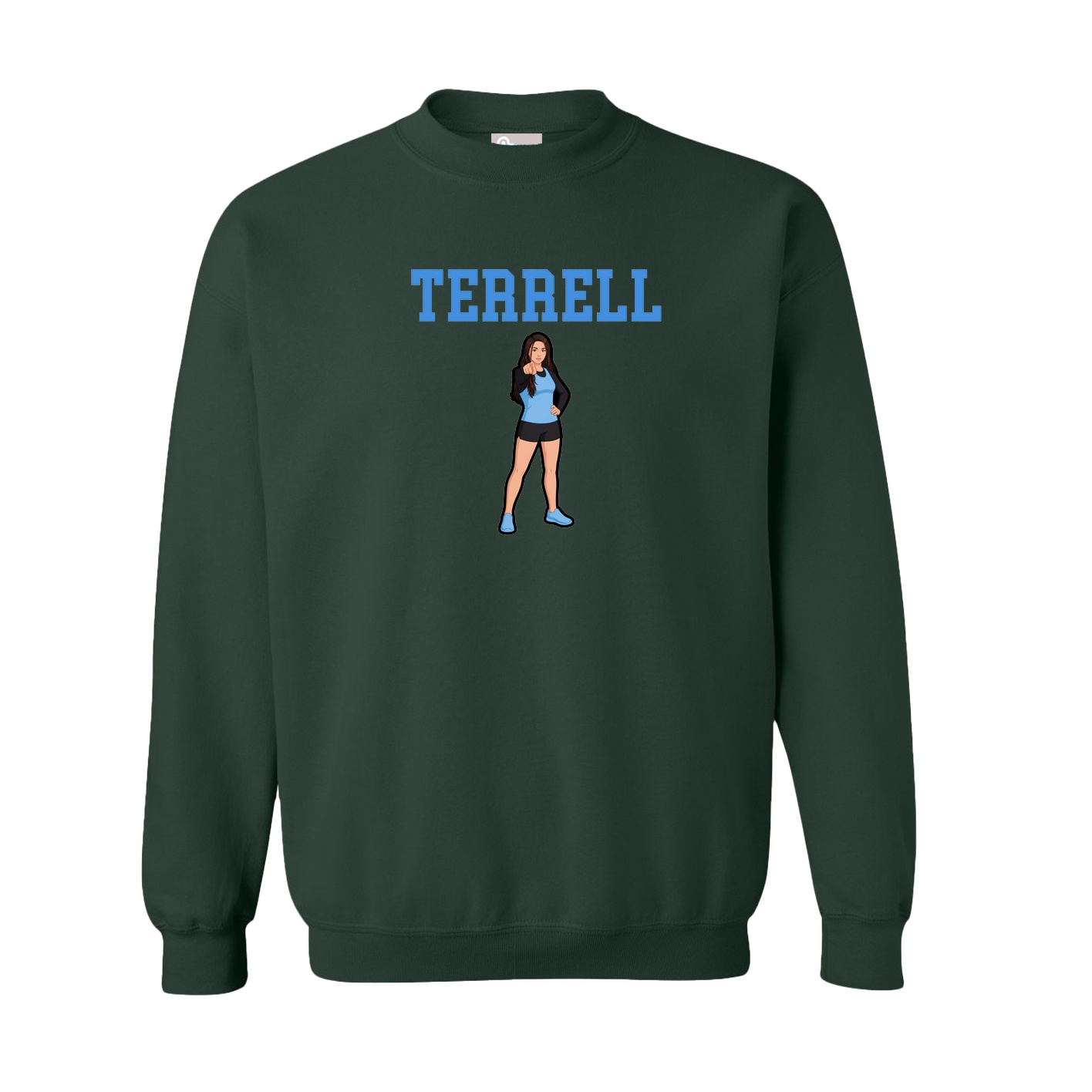 Fleece Crew — Shirsey in Green