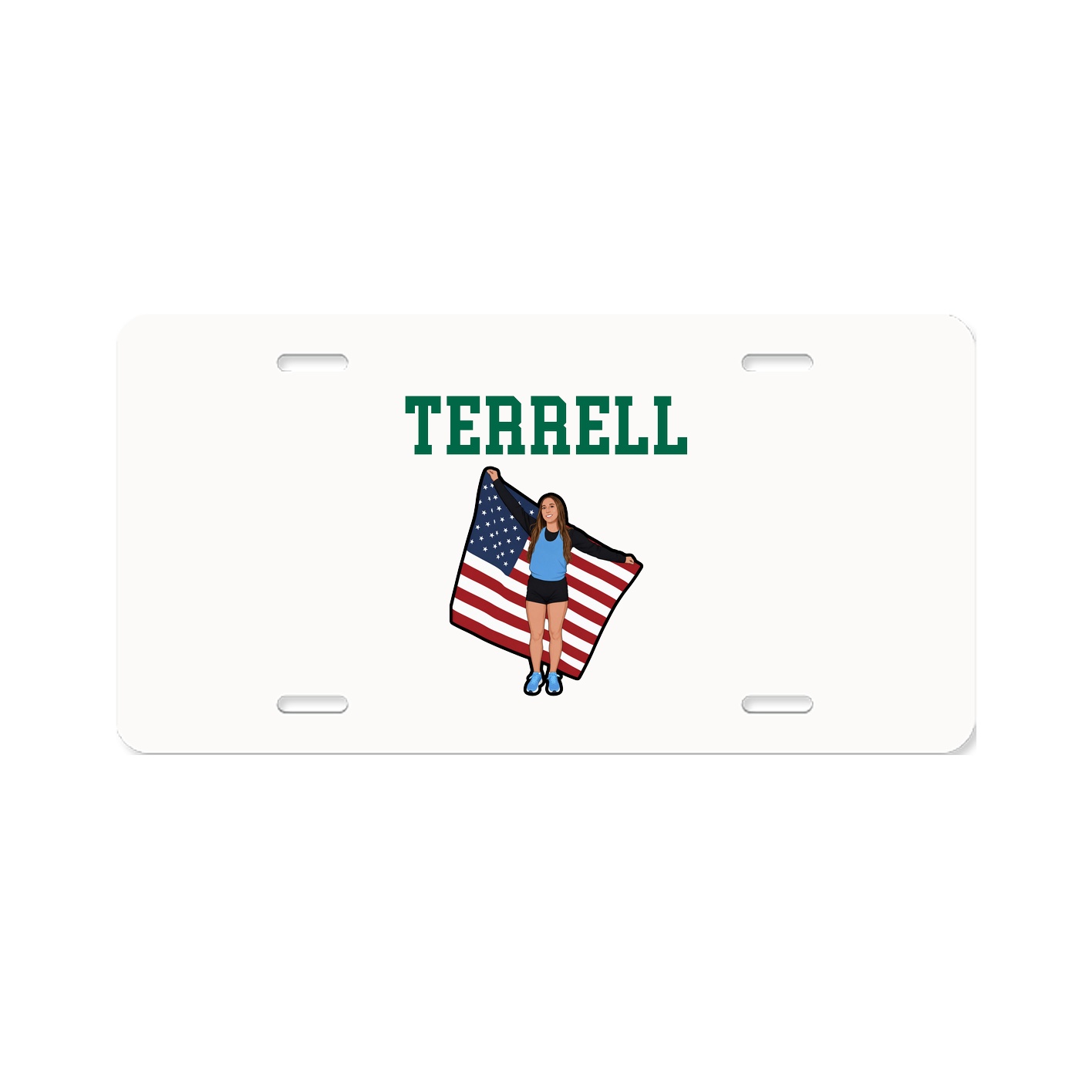 License Plate — Shirsey in Classic