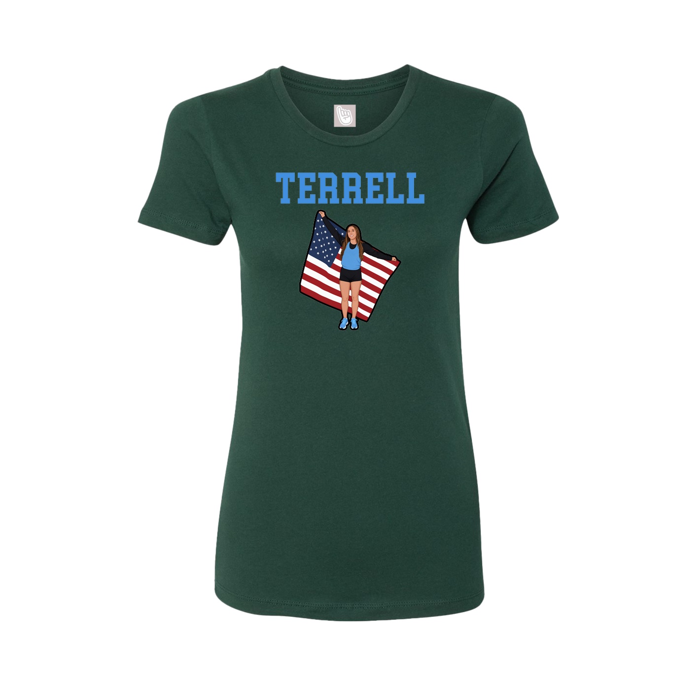 Fitted Women's Tee — Shirsey in Green