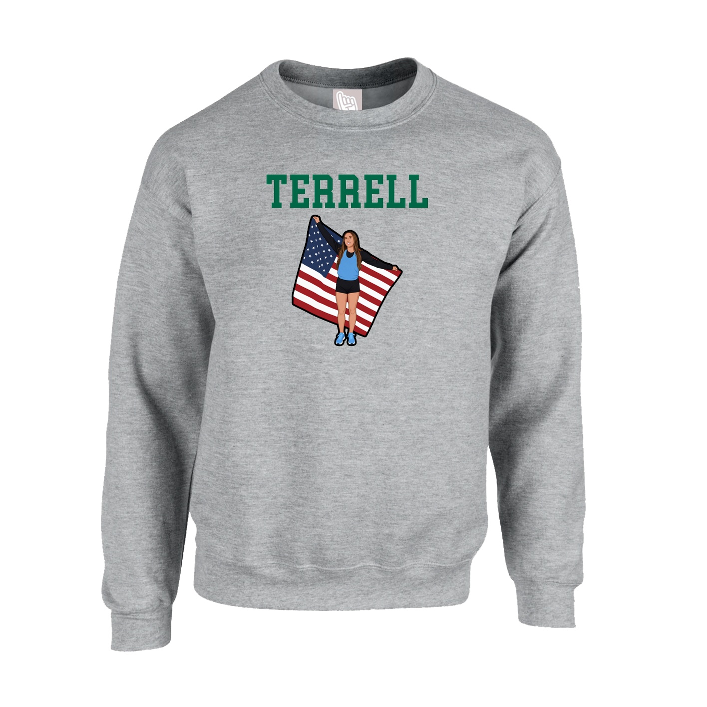 Fleece Crew — Shirsey in Grey