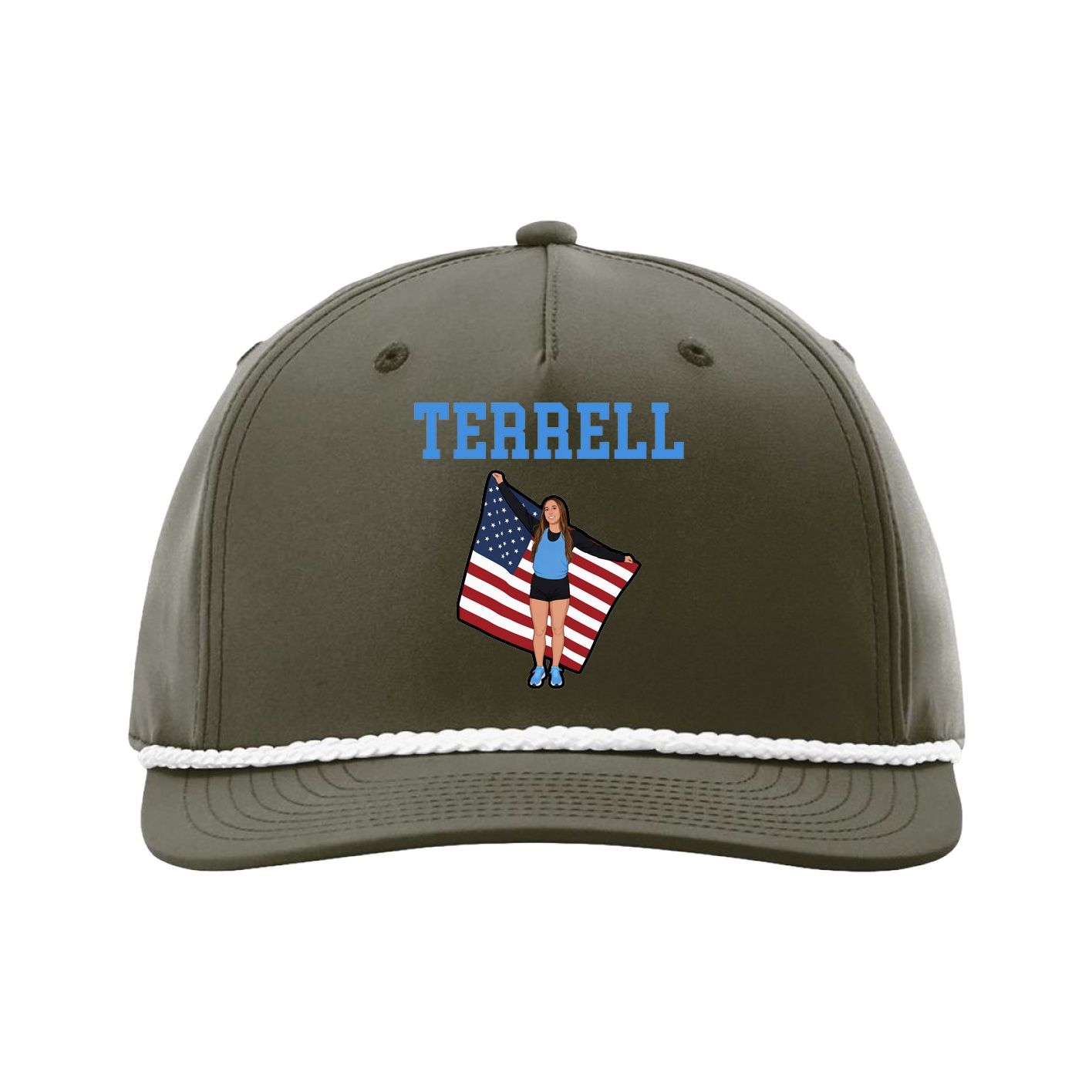 Five-Panel Classic Rope Cap — Shirsey in Green