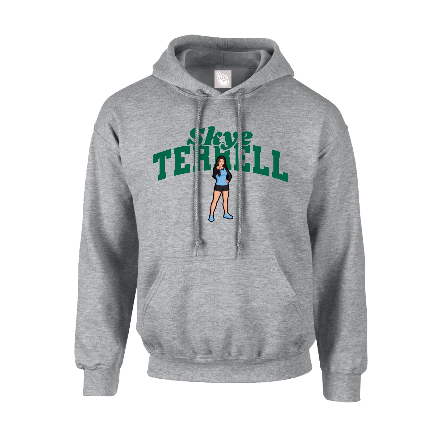 Hoodie — Signature Arch in Grey