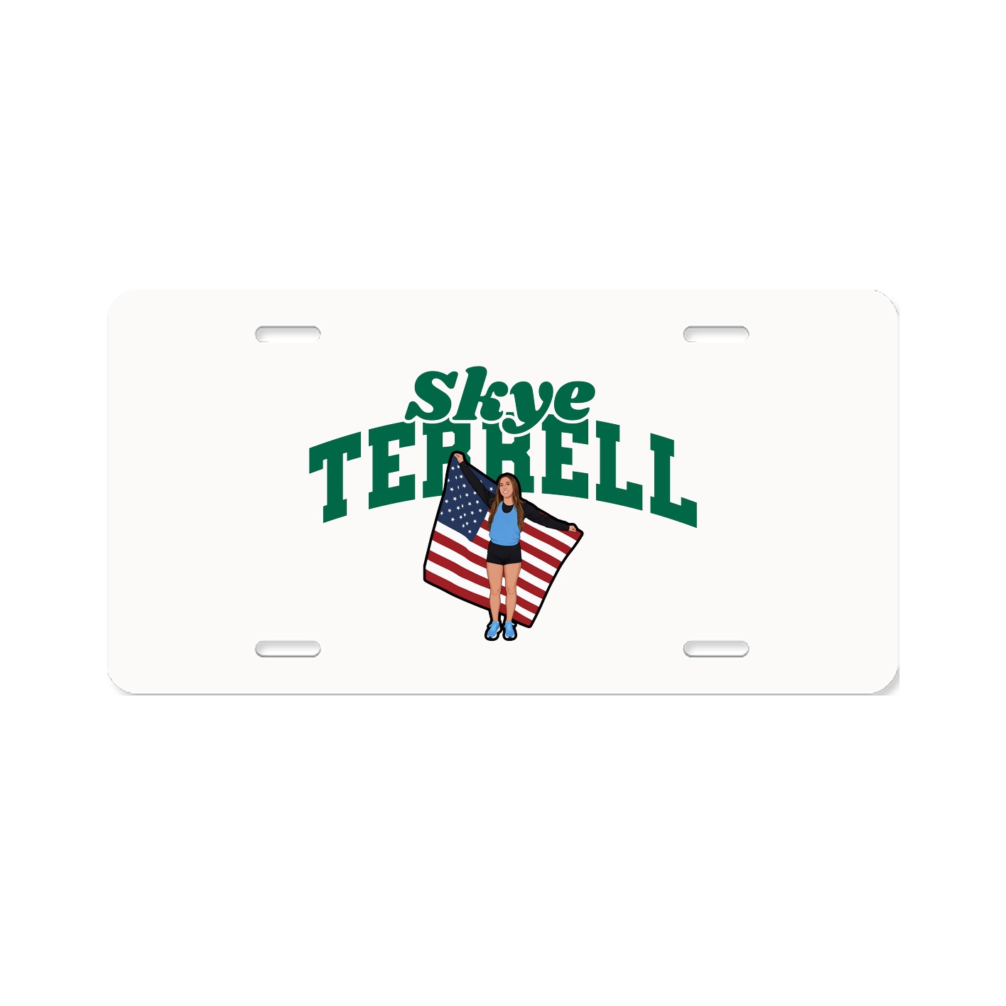 License Plate — Signature Arch in Classic