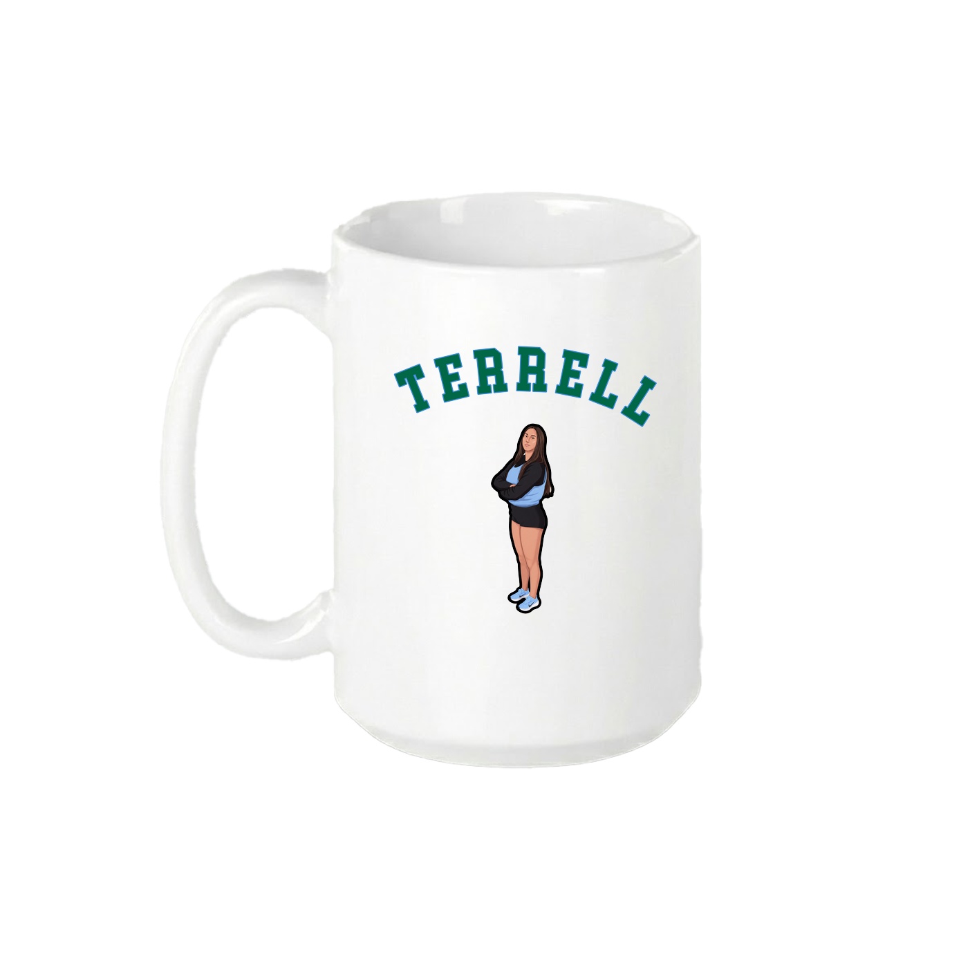 15oz Coffee Mug — Shirsey Arch in White