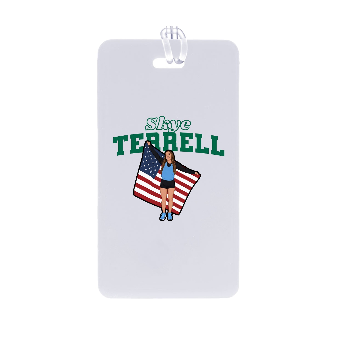 Bag Tag — Name Arch in Classic
