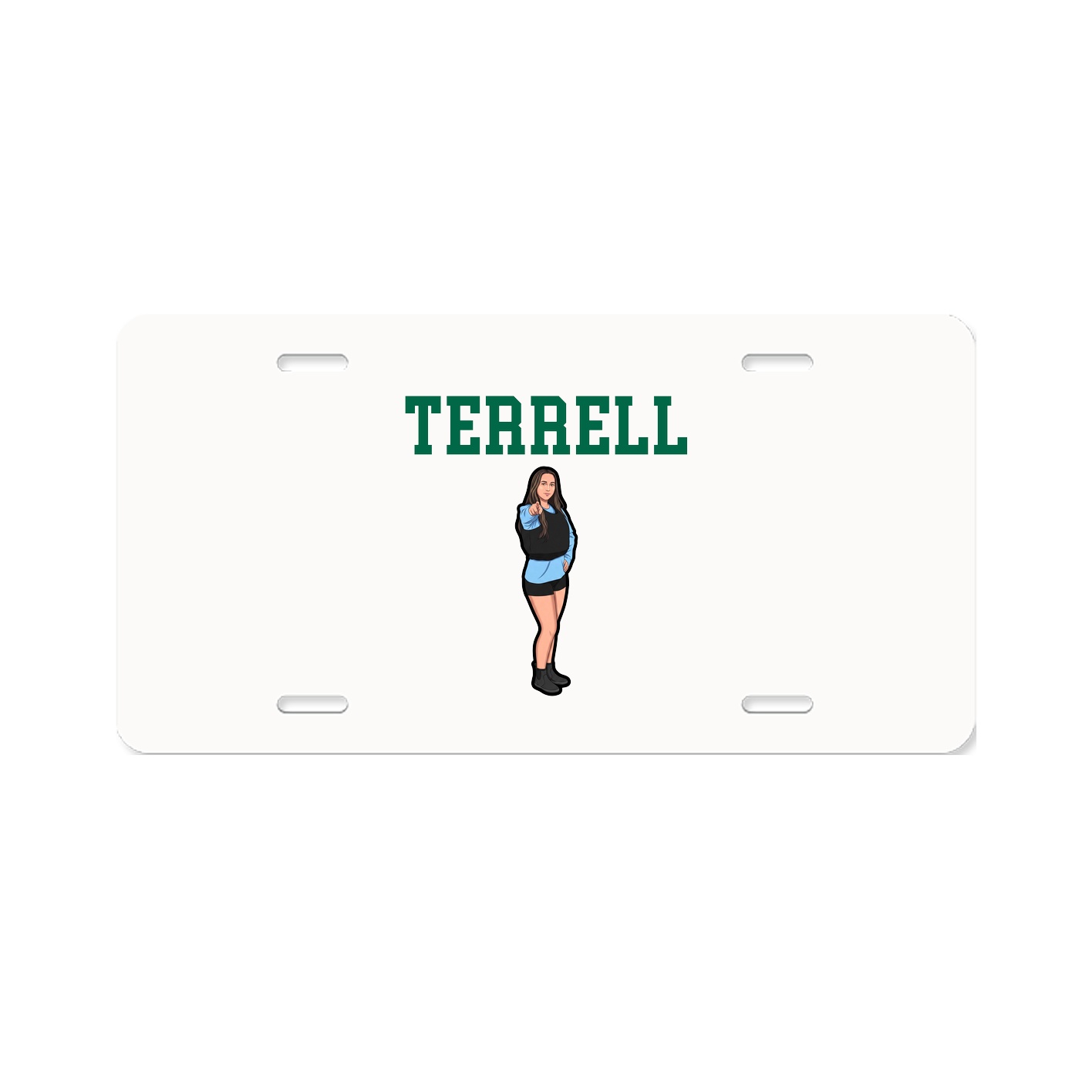 License Plate — Shirsey in Classic