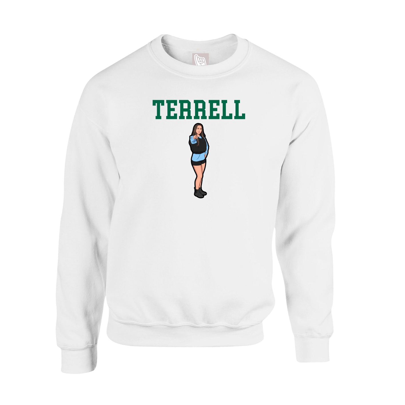Fleece Crew — Shirsey in White