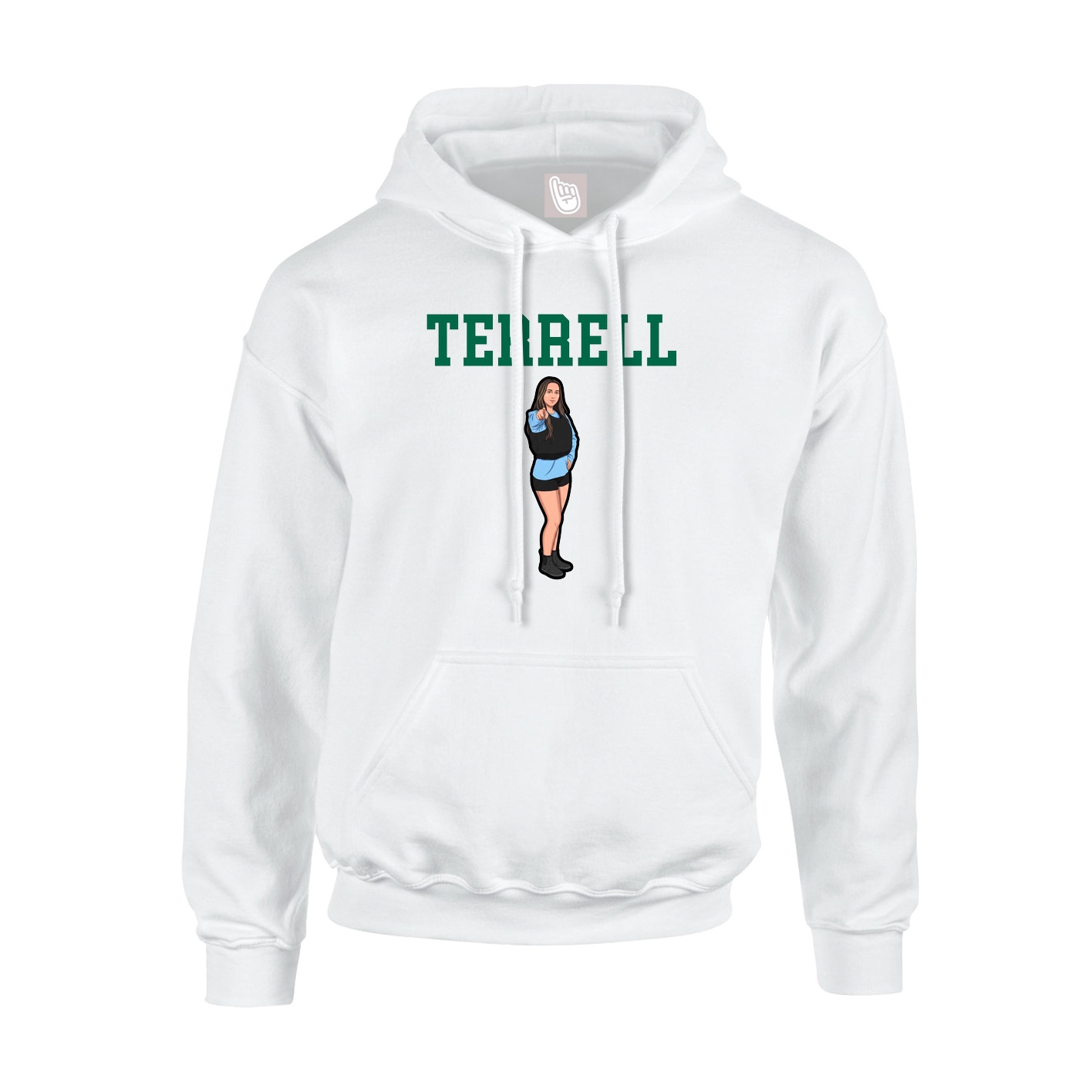 Youth Hoodie — Shirsey in White