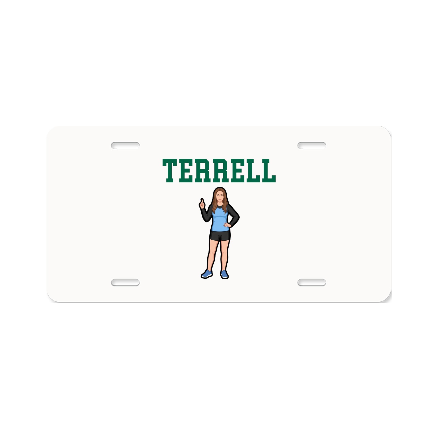 License Plate — Shirsey in Classic