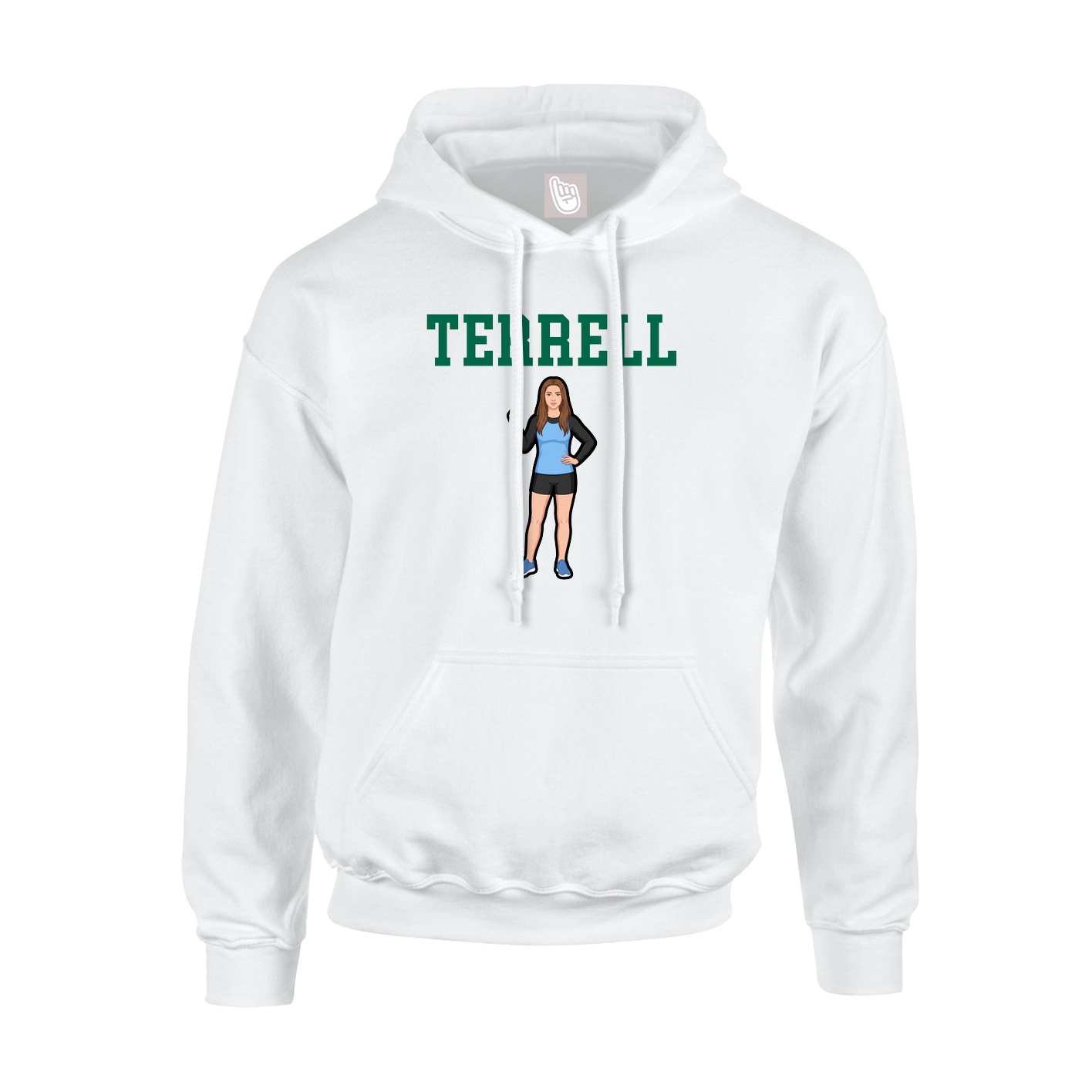 Hoodie — Shirsey in White