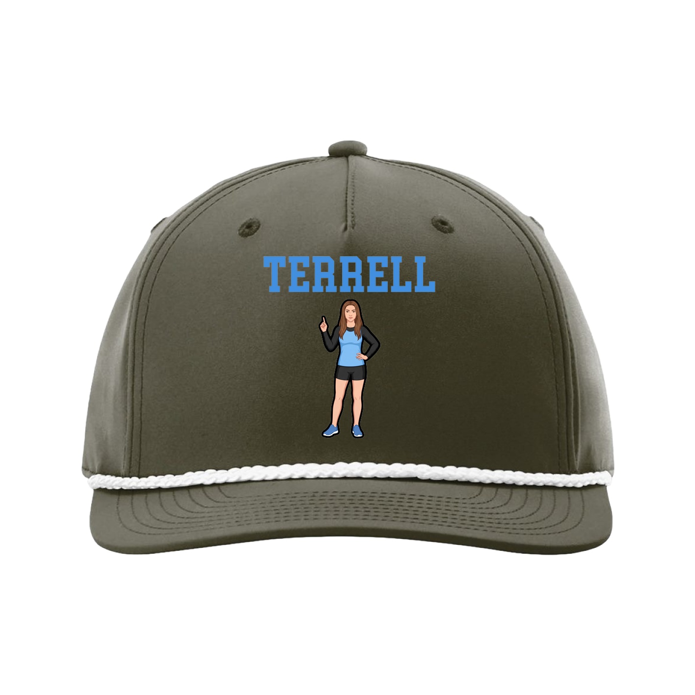 Five-Panel Classic Rope Cap — Shirsey in Green