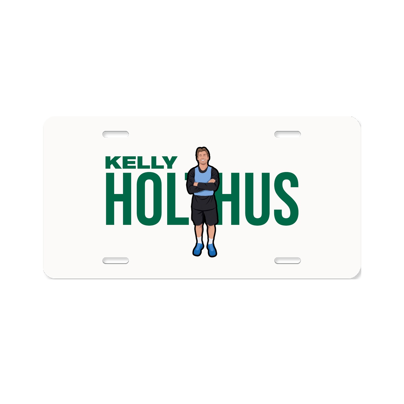License Plate — Player Name in Classic