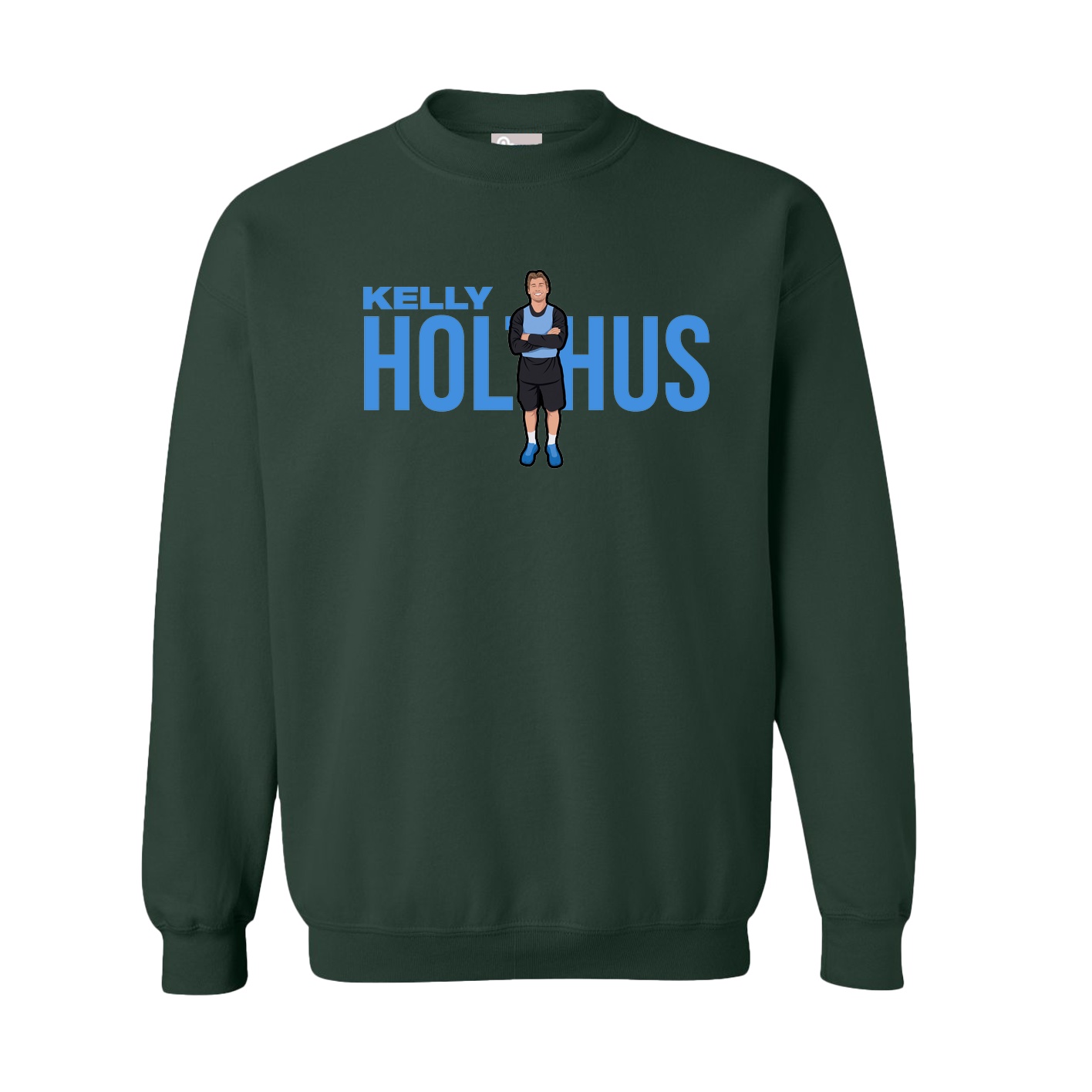 Fleece Crew — Player Name in Green