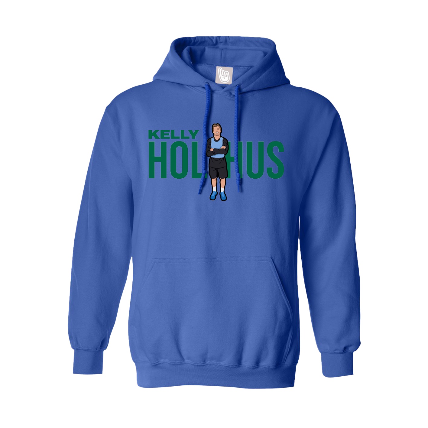 Youth Hoodie — Player Name in Royal