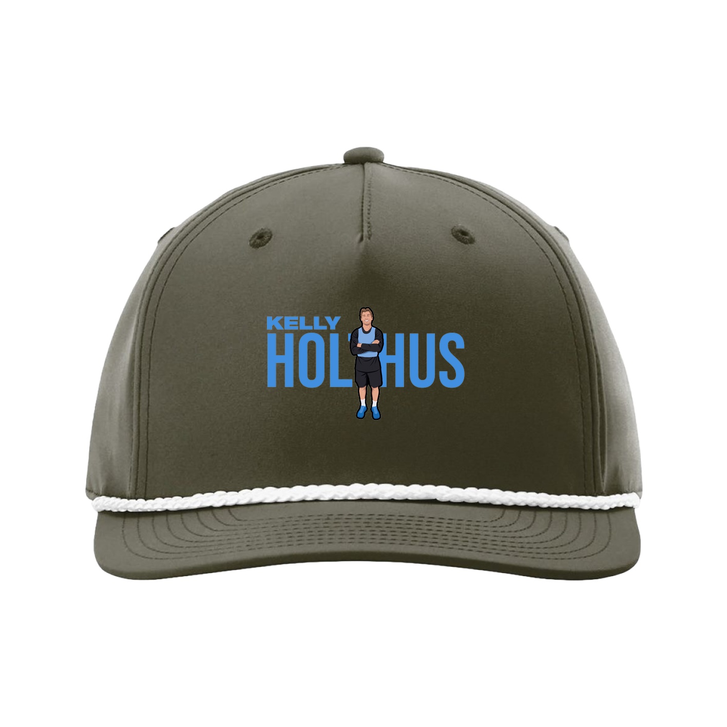 Five-Panel Classic Rope Cap — Player Name in Green
