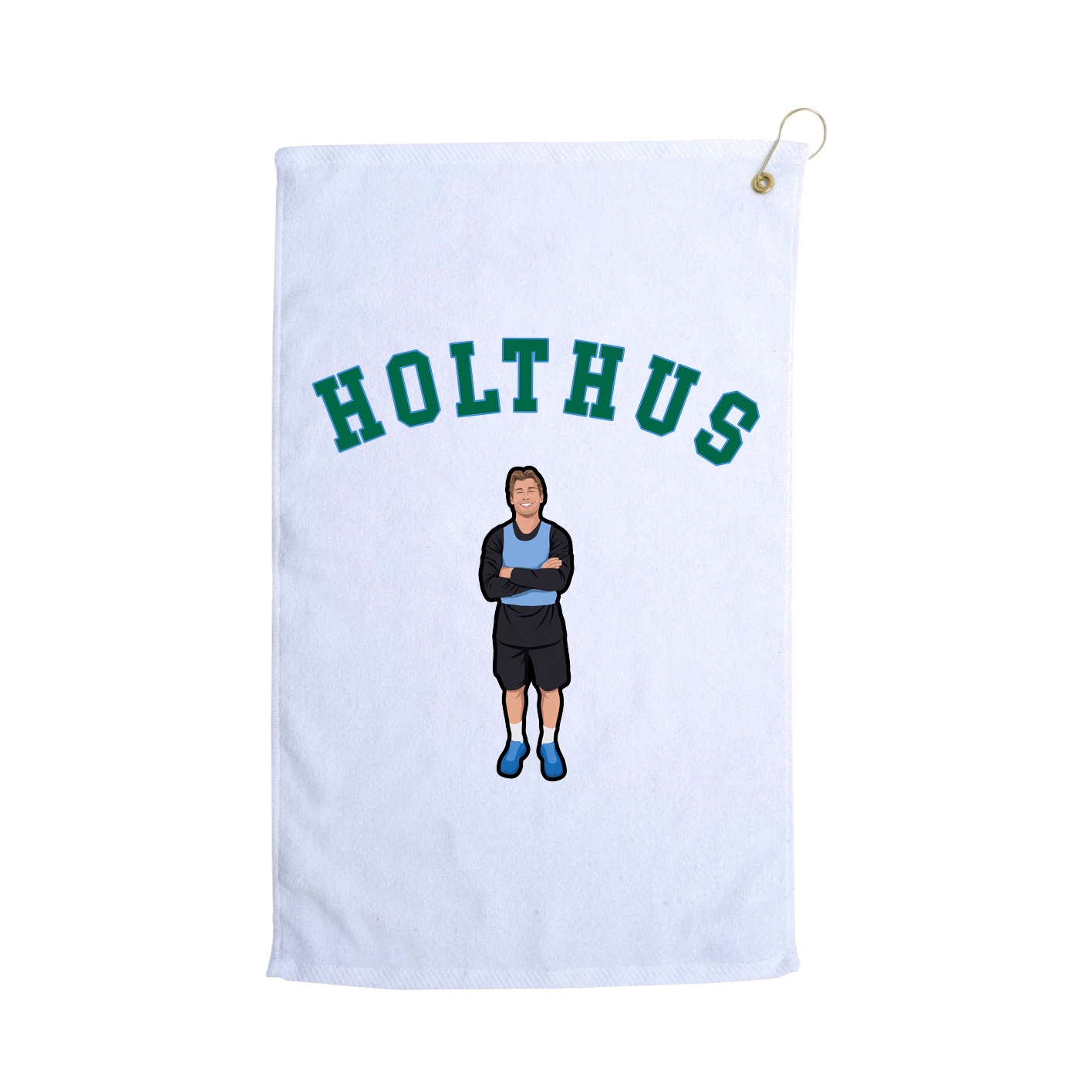Golf Towel — Shirsey Arch in White