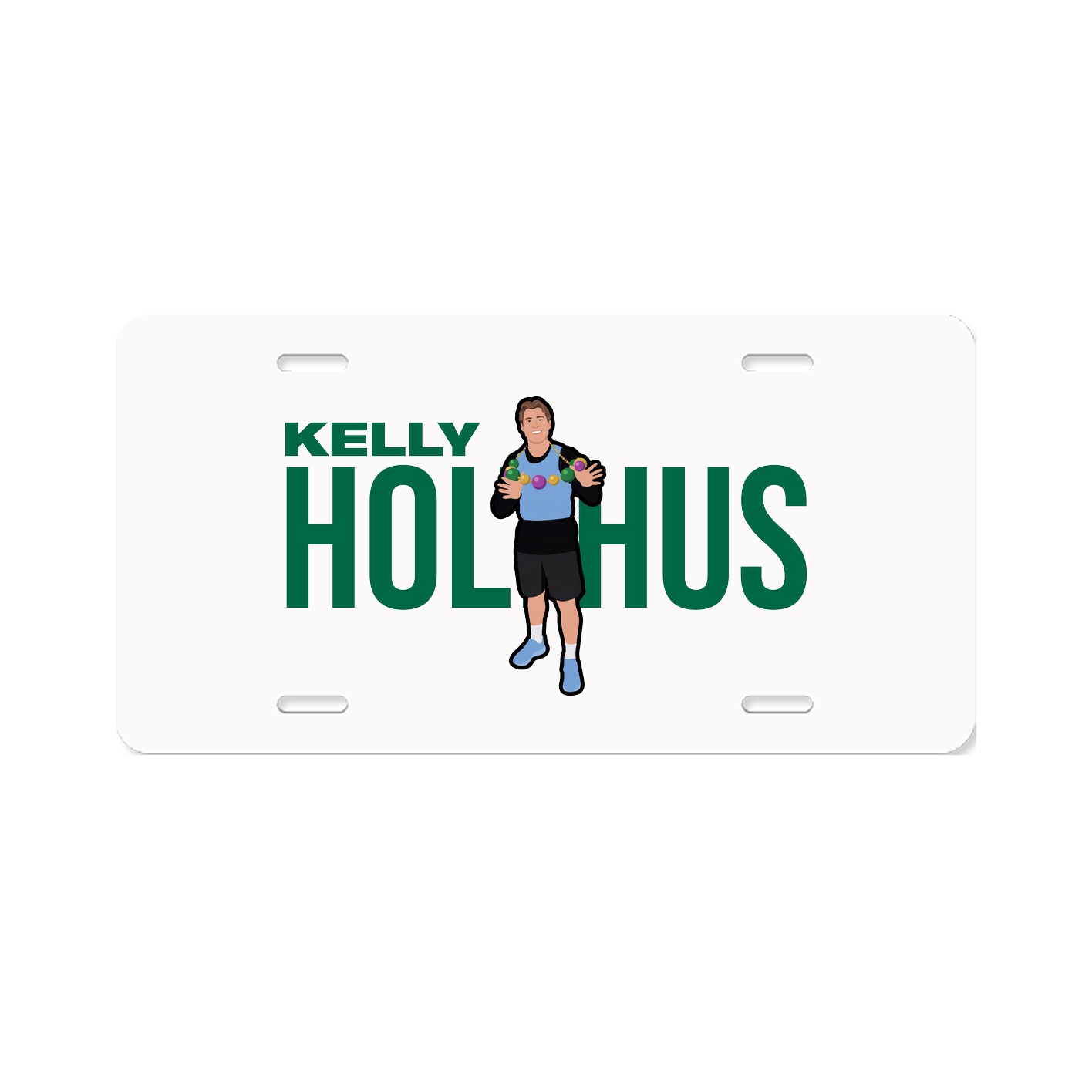 License Plate — Player Name in Classic