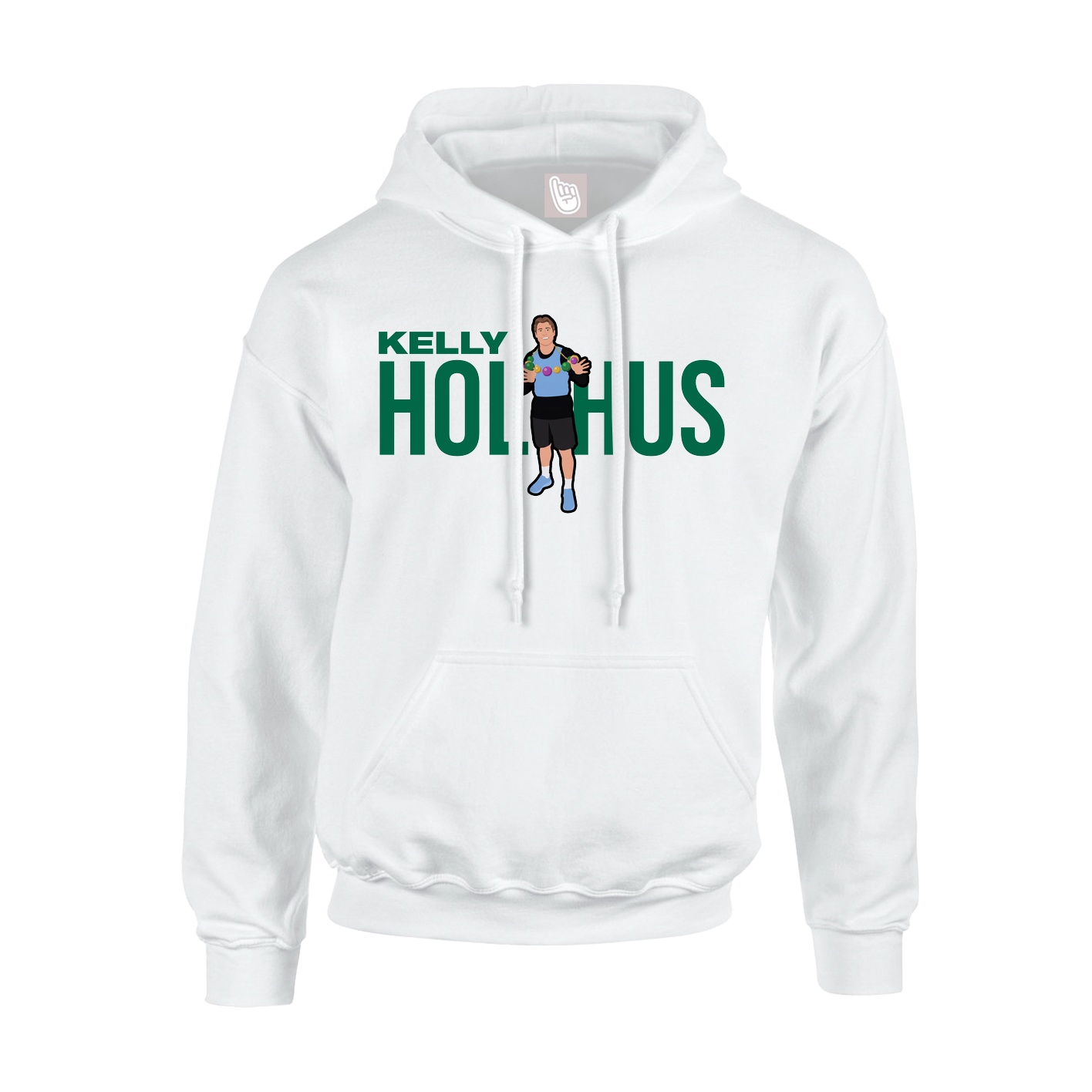 Youth Hoodie — Player Name in White