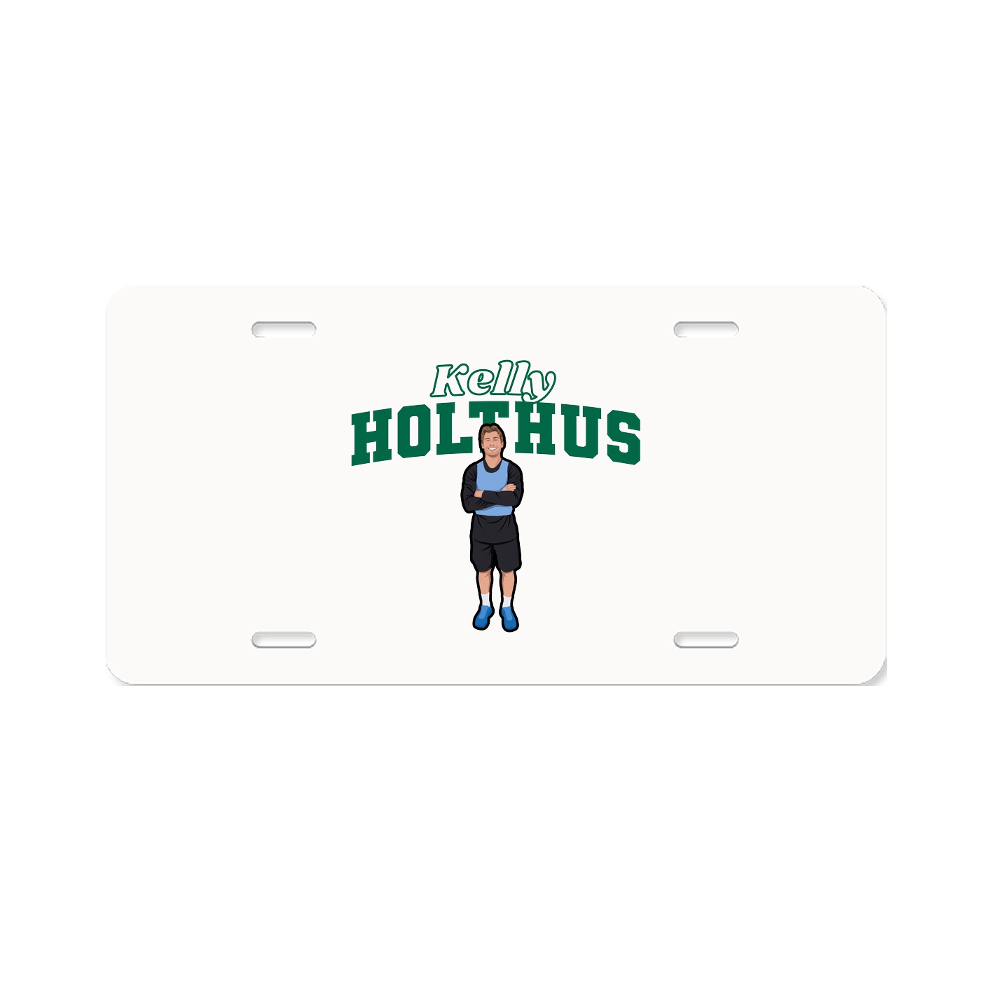 License Plate — Name Arch in Classic