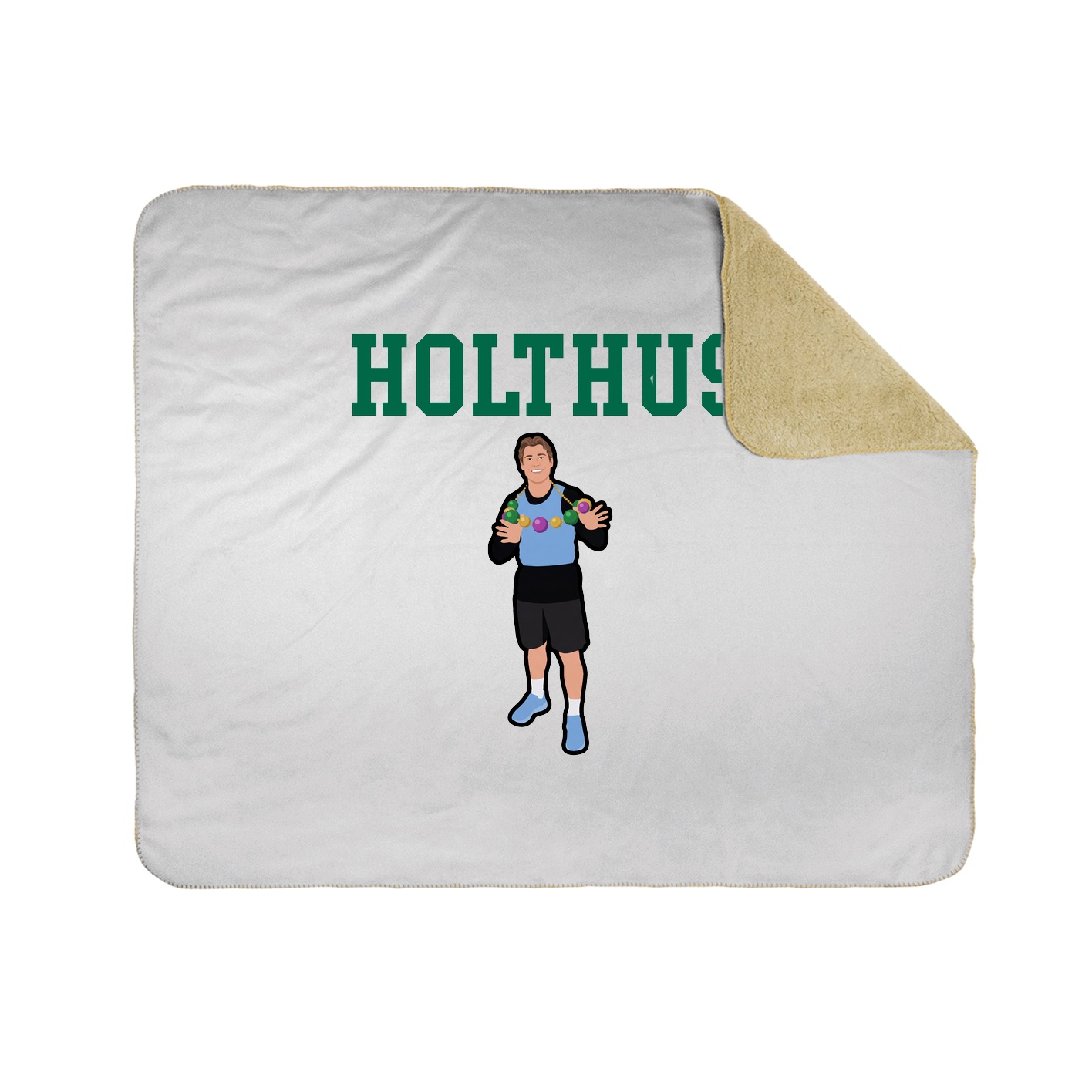 Throw Blanket — Shirsey in White