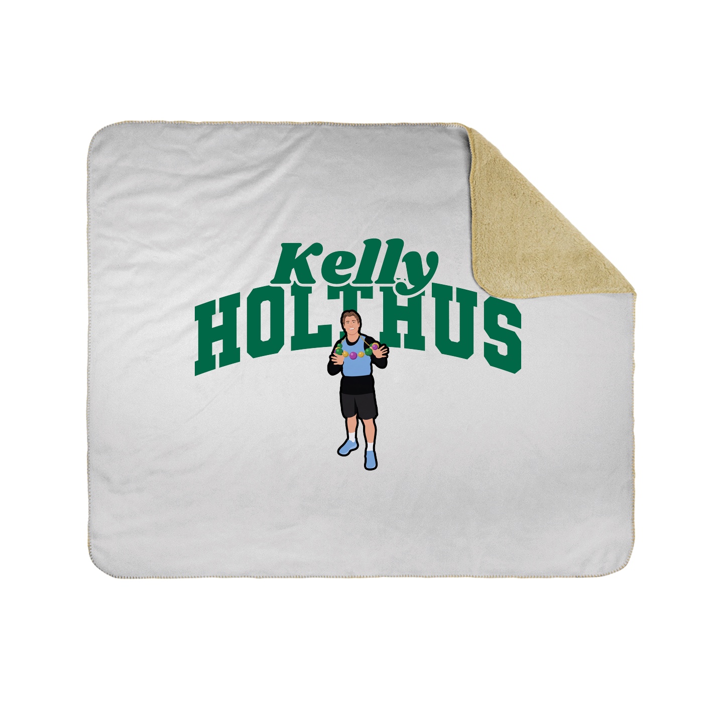 Throw Blanket — Signature Arch in White