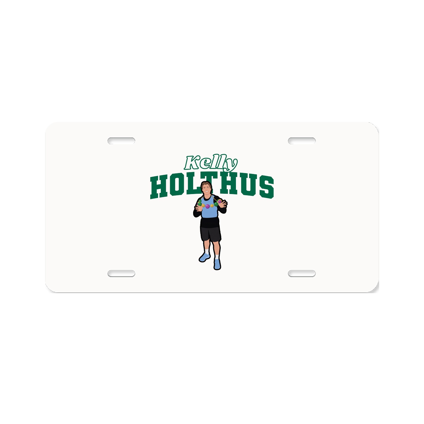 License Plate — Name Arch in Classic