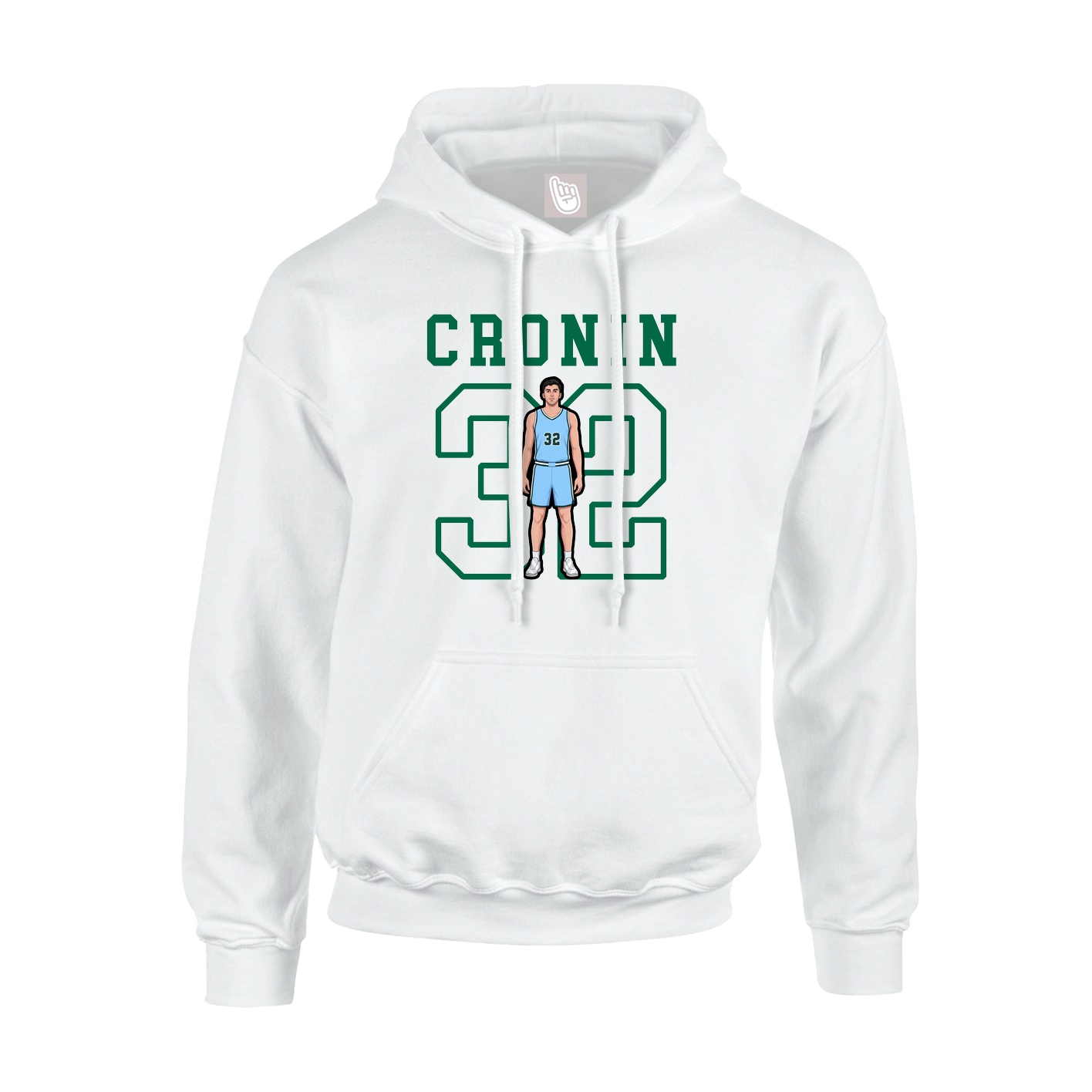 Hoodie — Shirsey in White