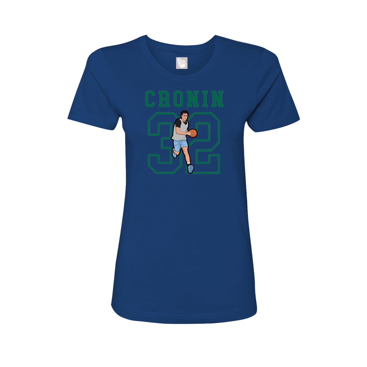 Fitted Women's Tee — Shirsey in Royal