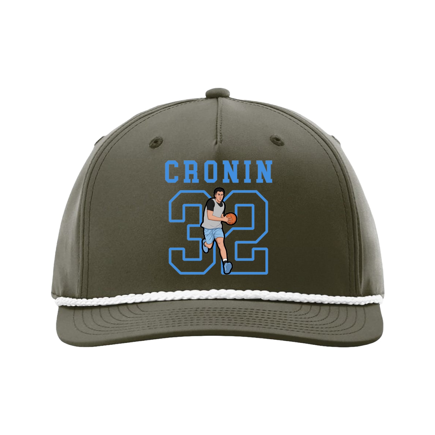 Five-Panel Classic Rope Cap — Shirsey in Green